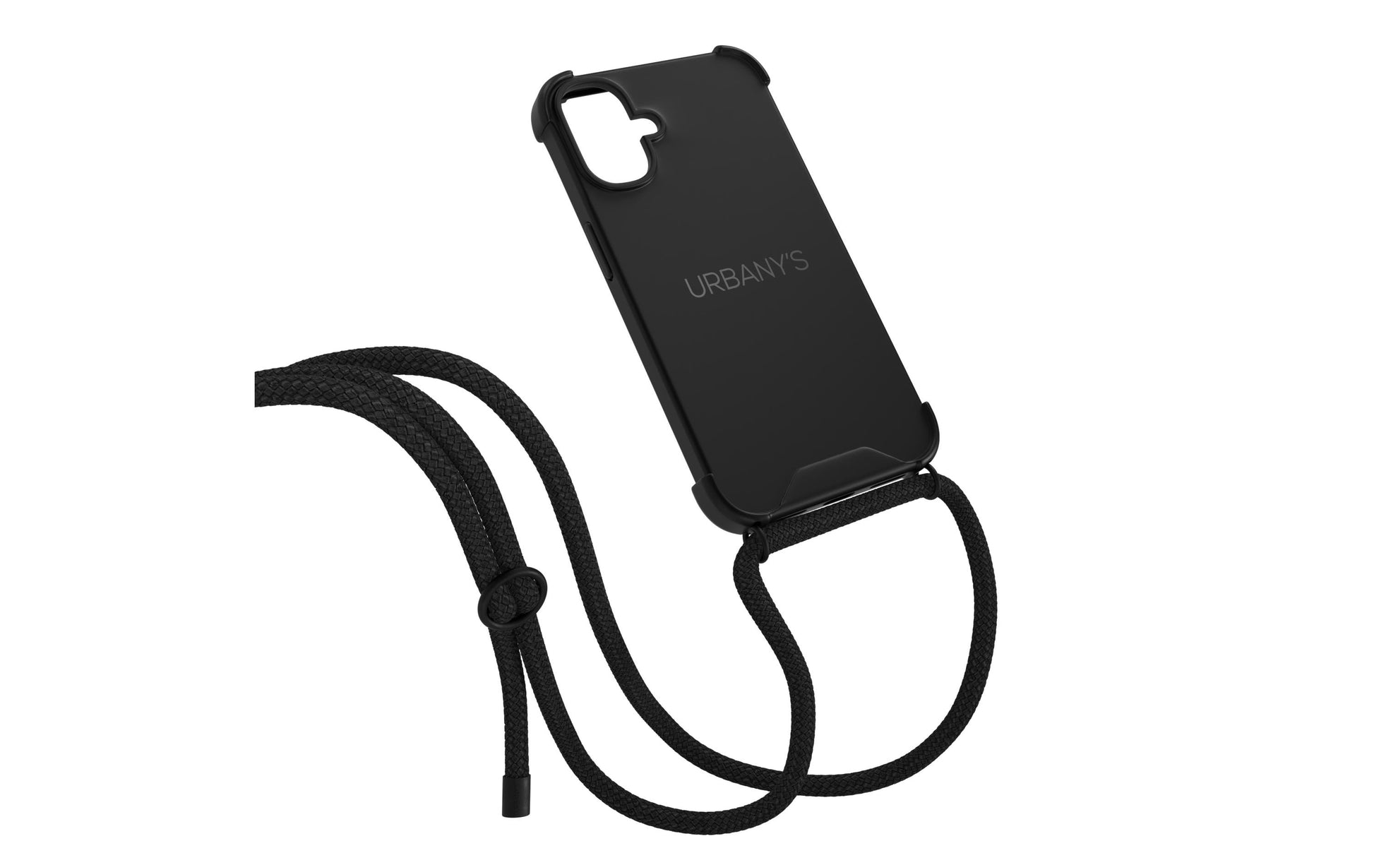 Urbany's Necklace-Hülle – für Apple iPhone 17 – schwarz – mit Kordel