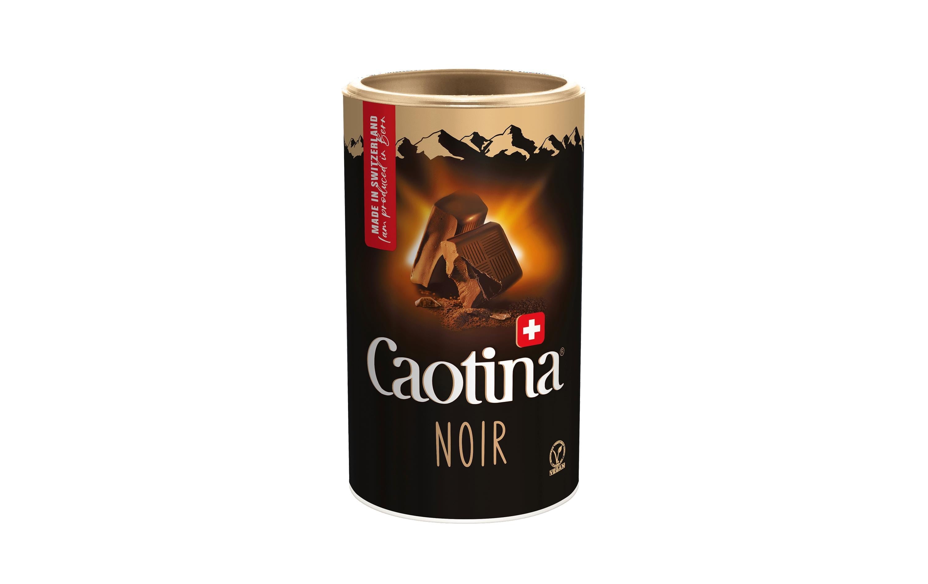 Caotina Trinkschokolade Noir – Vegan – 450 g