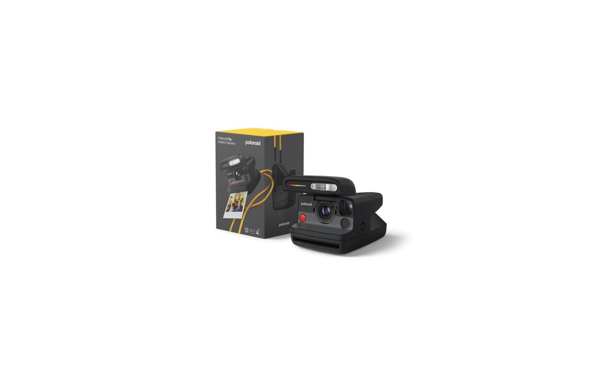 Polaroid Flip – Sofortbildkamera 79 × 79 mm, Schwarz