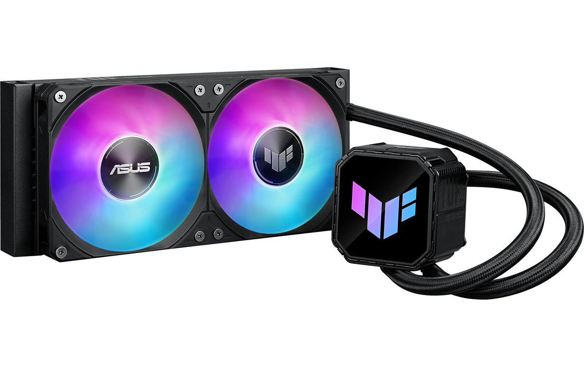 ASUS TUF Gaming LC III 240 ARGB – AIO-Kühler – 240 mm Radiator, 2×120 mm Lüfter, ARGB, für LGA 1700, AM5, AM4