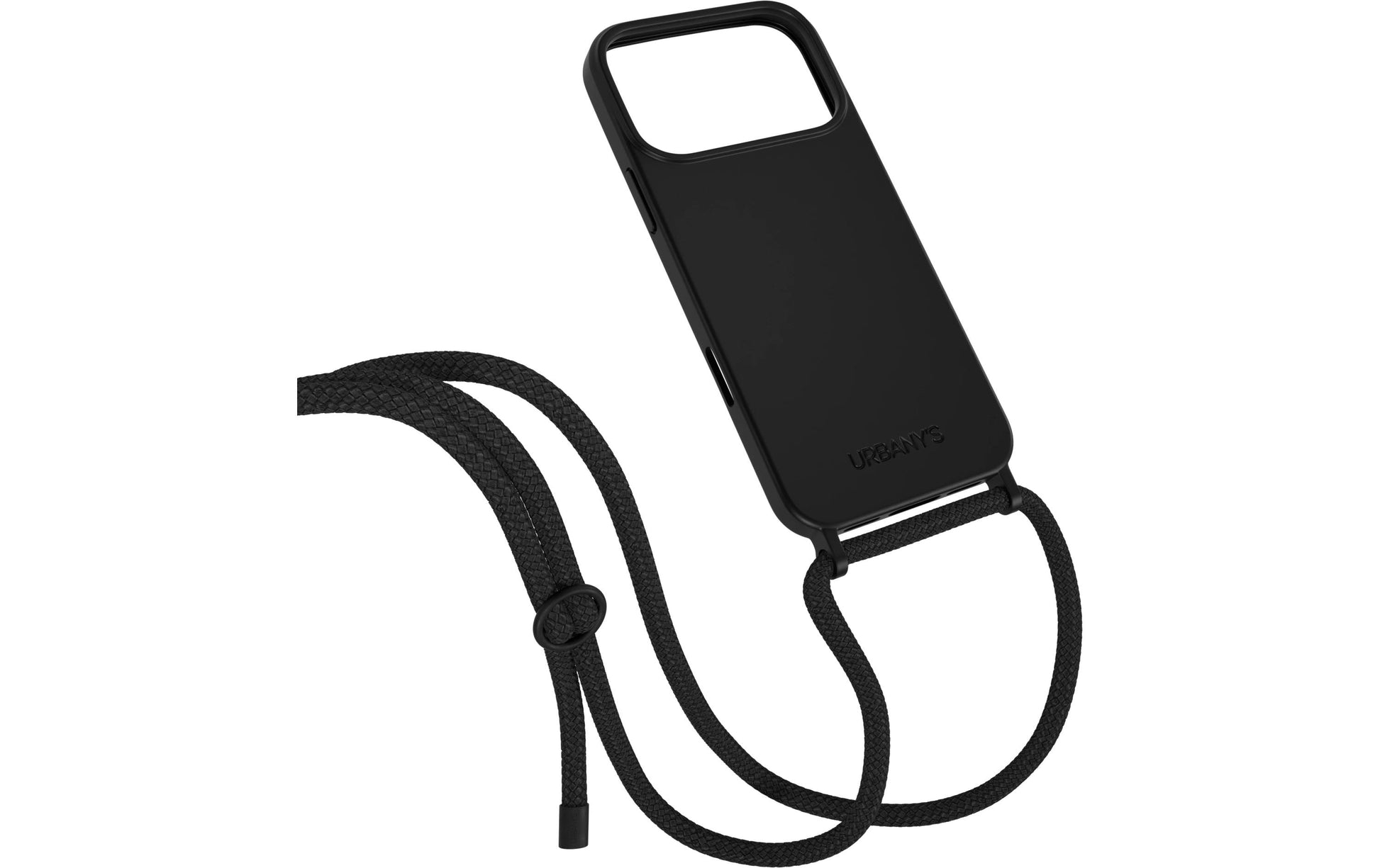 Urbany's Necklace-Hülle – für Apple iPhone 17 Pro Max – schwarz – mit Kordel