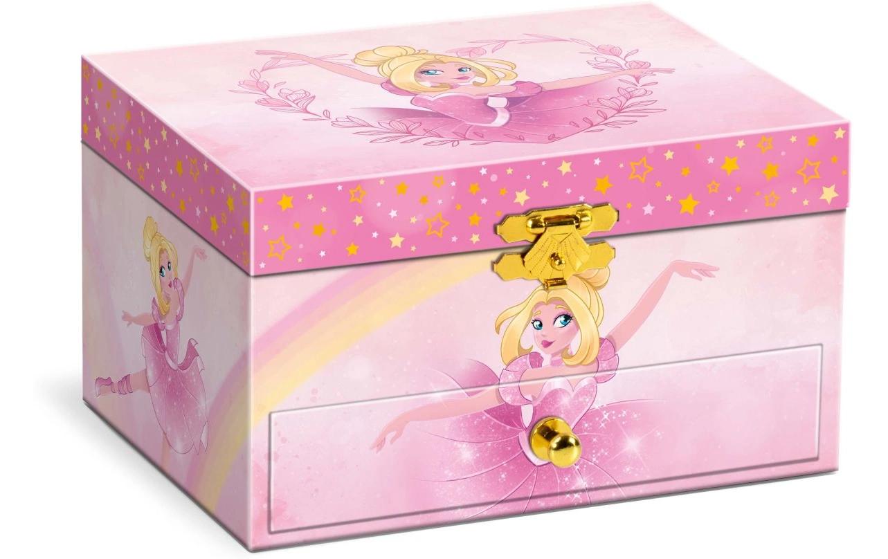 Craze Ballerina Aufbewahrungsbox – Kunststoff – Mehrfarbig/Rosa