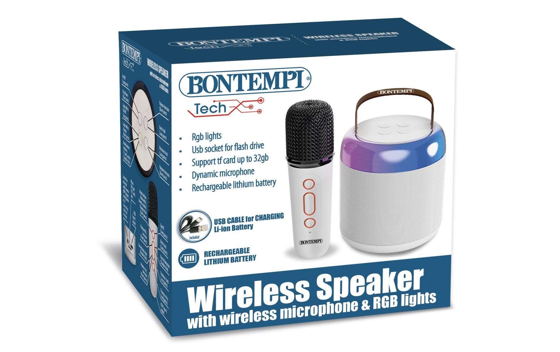 Bontempi Mini Wireless Lautsprecher – Bluetooth-Lautsprecher