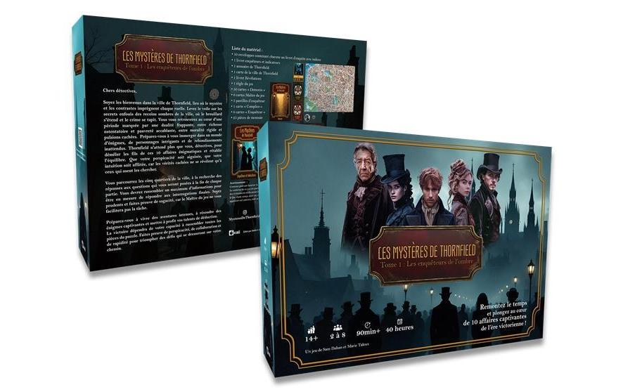 Hutopi Kubii The Mysteries of Thornfield, Band 1 – Brettspiel, 2–8 Spieler, ab 14 Jahren, 2400 Min., FR