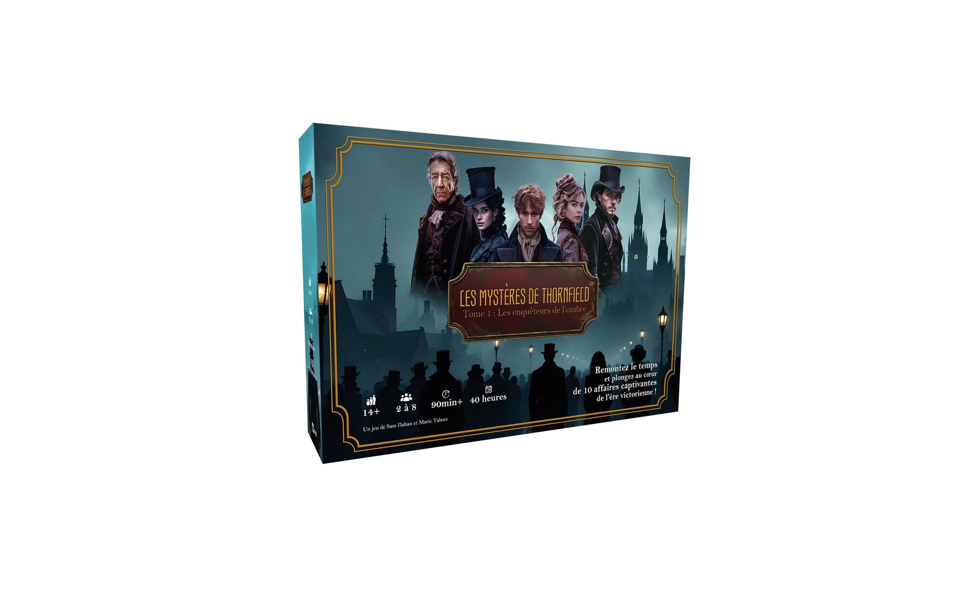 Hutopi Kubii The Mysteries of Thornfield, Band 1 – Brettspiel, 2–8 Spieler, ab 14 Jahren, 2400 Min., FR