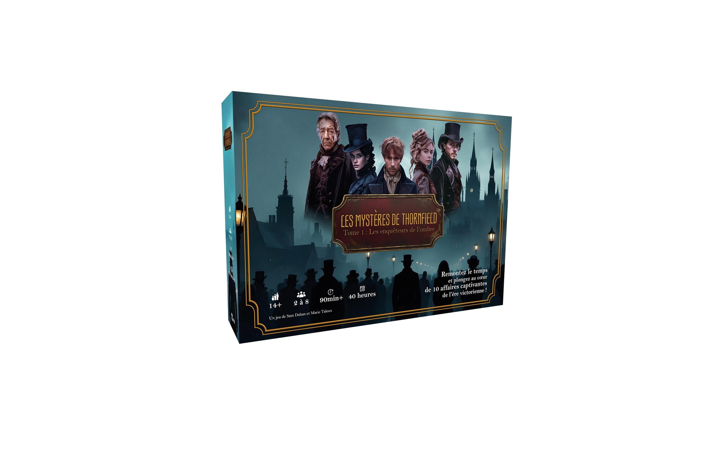 Hutopi Kubii The Mysteries of Thornfield, Band 1 – Brettspiel, 2–8 Spieler, ab 14 Jahren, 2400 Min., FR