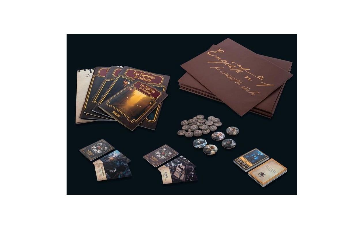 Hutopi Kubii The Mysteries of Thornfield, Band 1 – Brettspiel, 2–8 Spieler, ab 14 Jahren, 2400 Min., FR