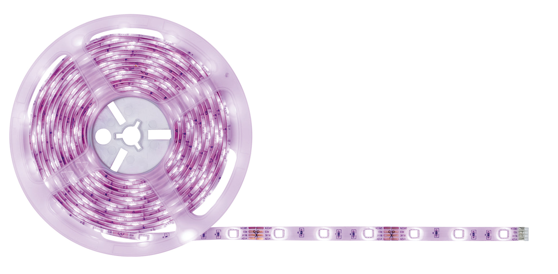 Paulmann LED-Strip – Set, 5 m, 505 lm, 20 W, RGB, dimmbar, Fernbedienung, inkl. Netzteil, weiss