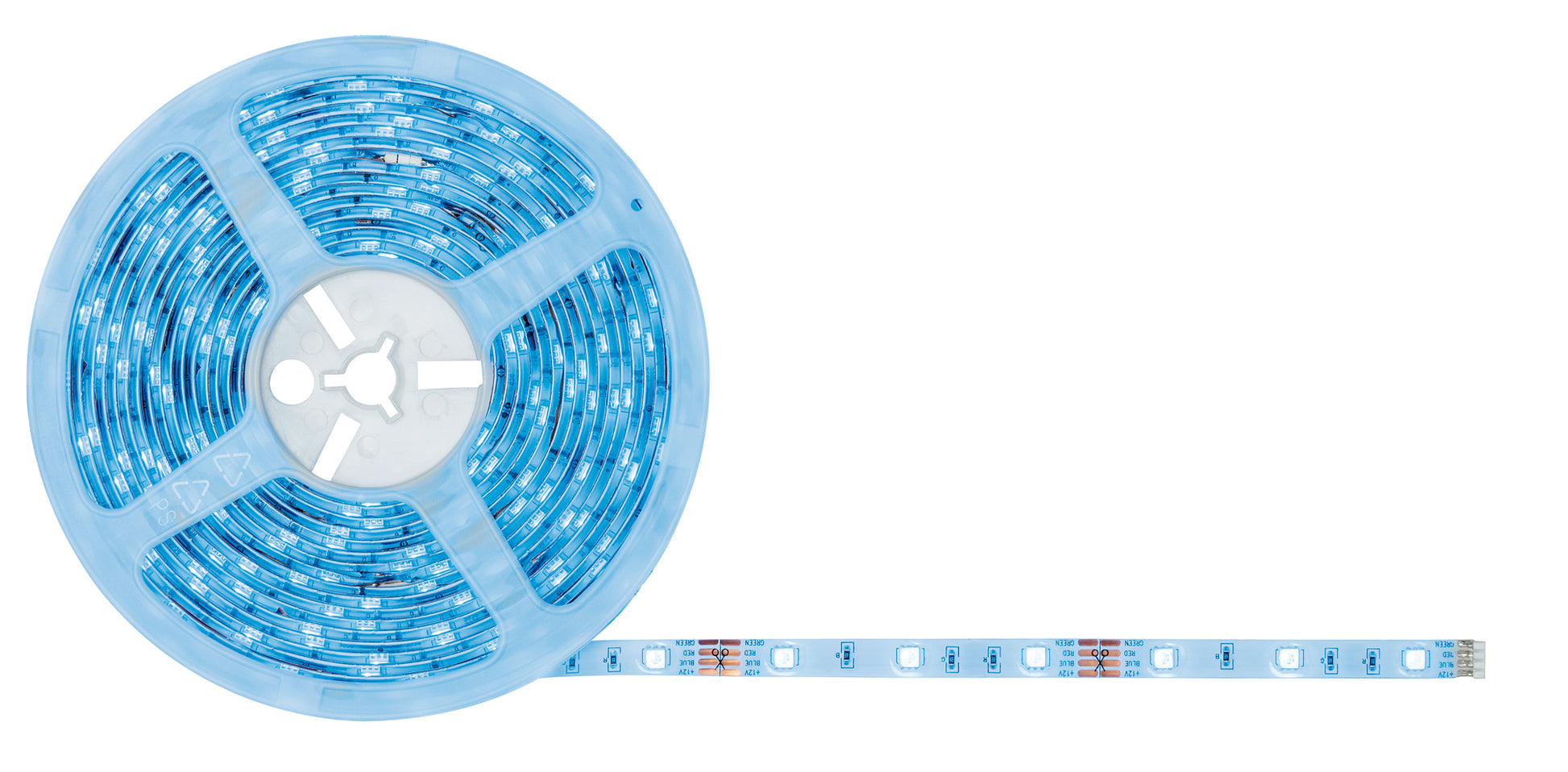 Paulmann LED-Strip SimpLED – 7,5 m, 760 lm, 26 W, RGB, dimmbar, mit Fernbedienung, weiss