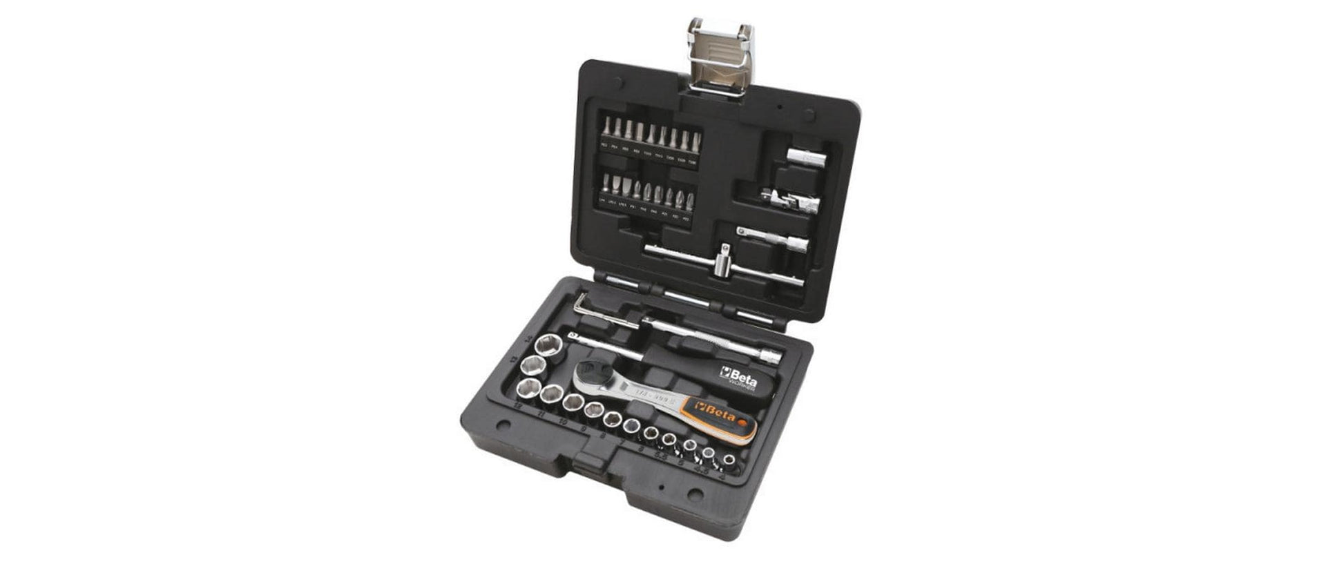Beta Knarrensatz 1/4", 42-teilig, mit Universalgelenk – BW 903E/C42