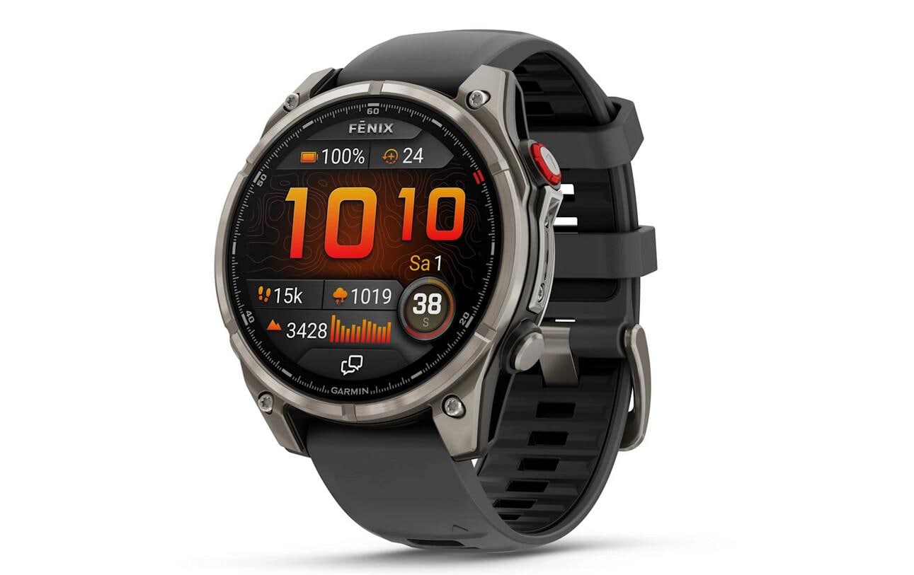 Garmin fenix 8 Pro LTE – GPS-Smartwatch – 51 mm, 1,4" AMOLED, LTE, Saphirglas, 100 m, Graphit/Schwarz