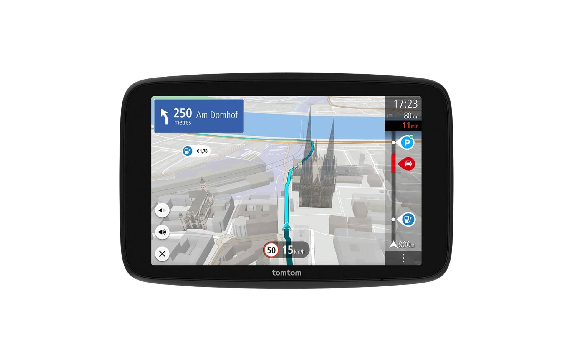 TomTom GO Navigator 2. Gen. 7 – 7" GPS-Navigator, Multitouch, 32 GB, Schwarz