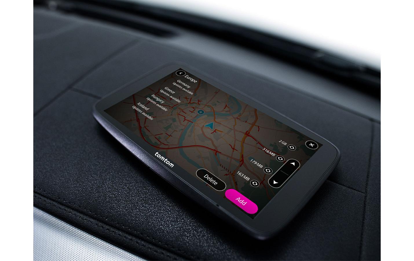 TomTom GO Navigator 2. Gen. 7 – 7" GPS-Navigator, Multitouch, 32 GB, Schwarz