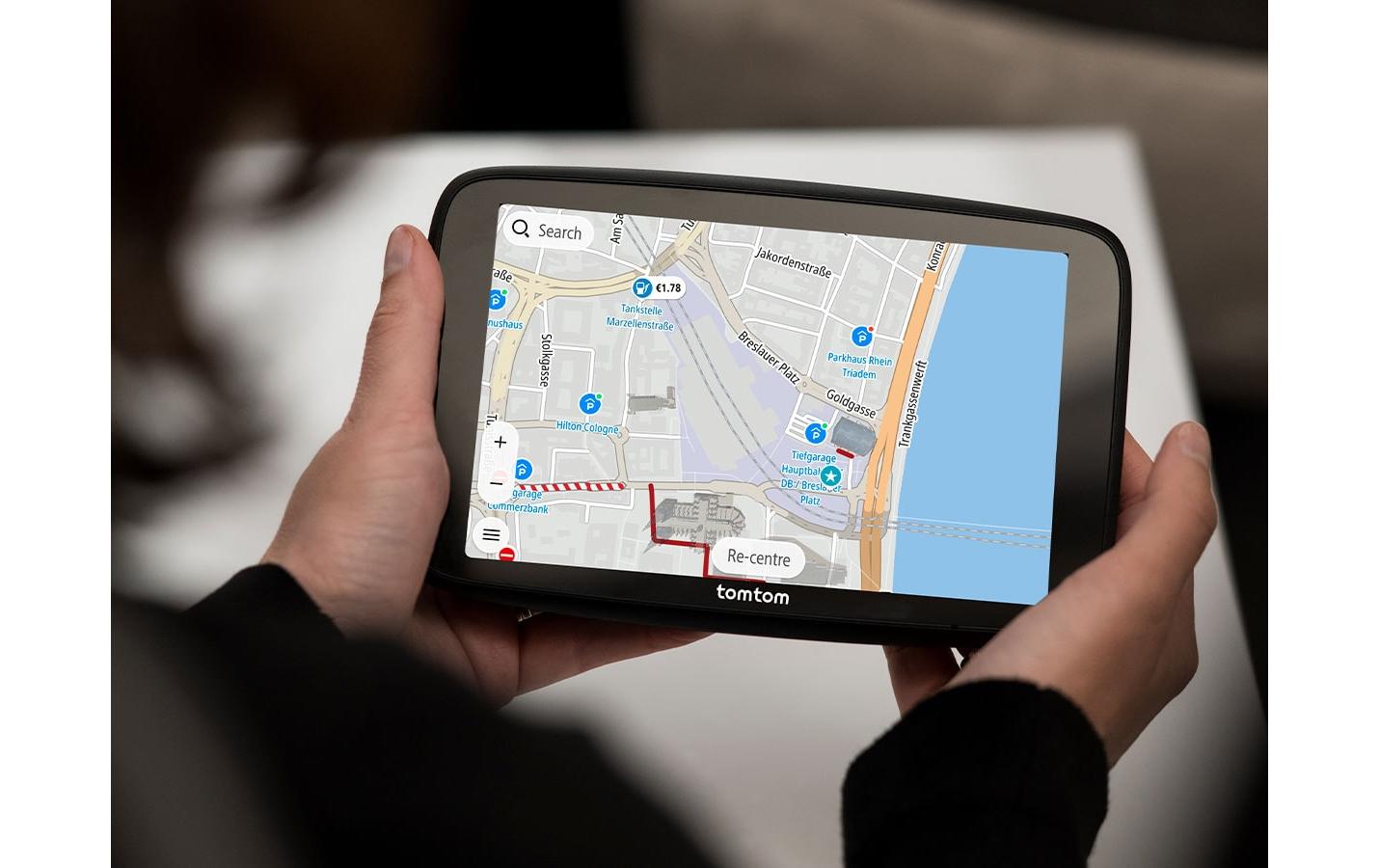 TomTom GO Navigator 2. Gen. 7 – 7" GPS-Navigator, Multitouch, 32 GB, Schwarz