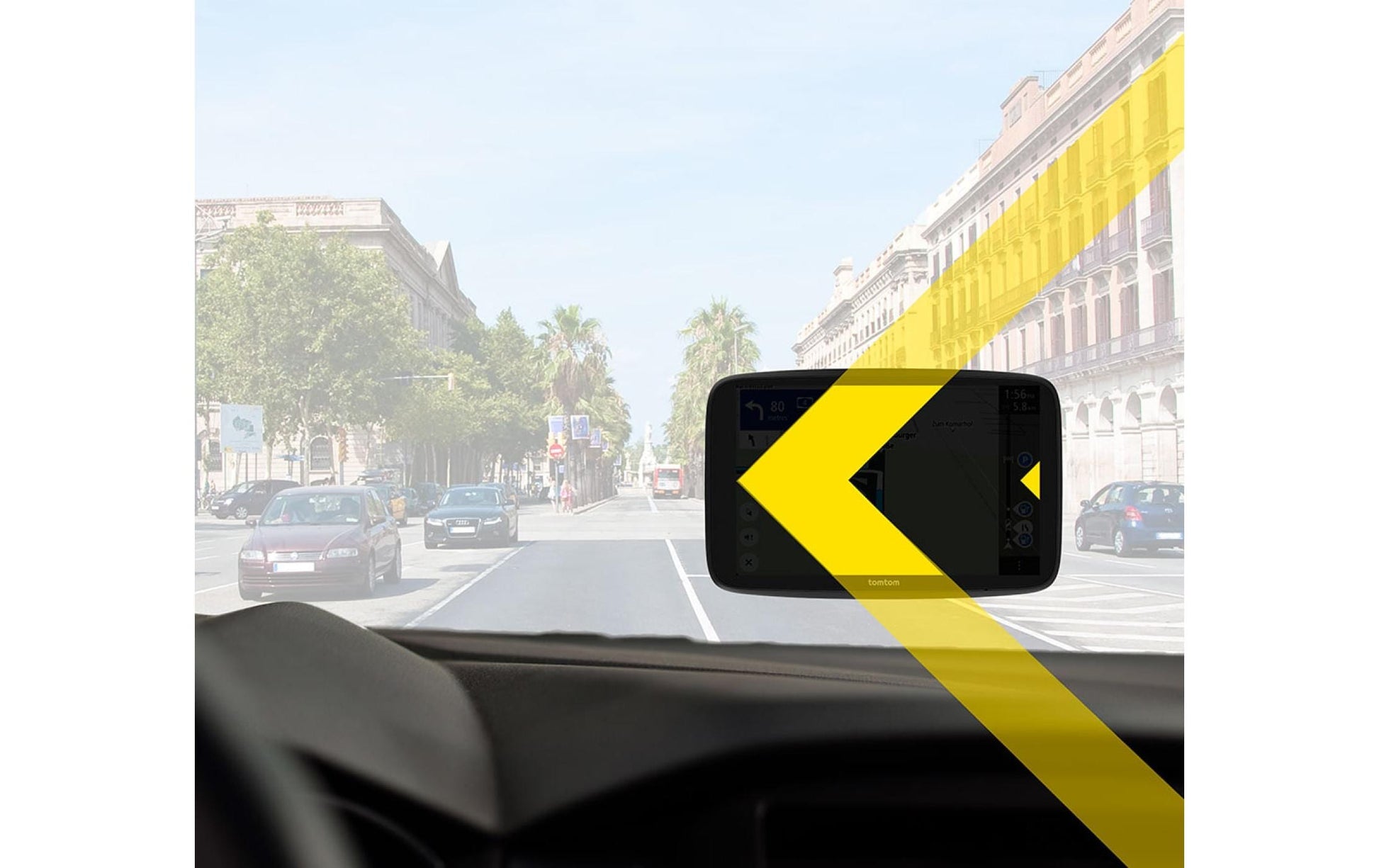 TomTom GO Navigator 2. Gen. 7 – 7" GPS-Navigator, Multitouch, 32 GB, Schwarz