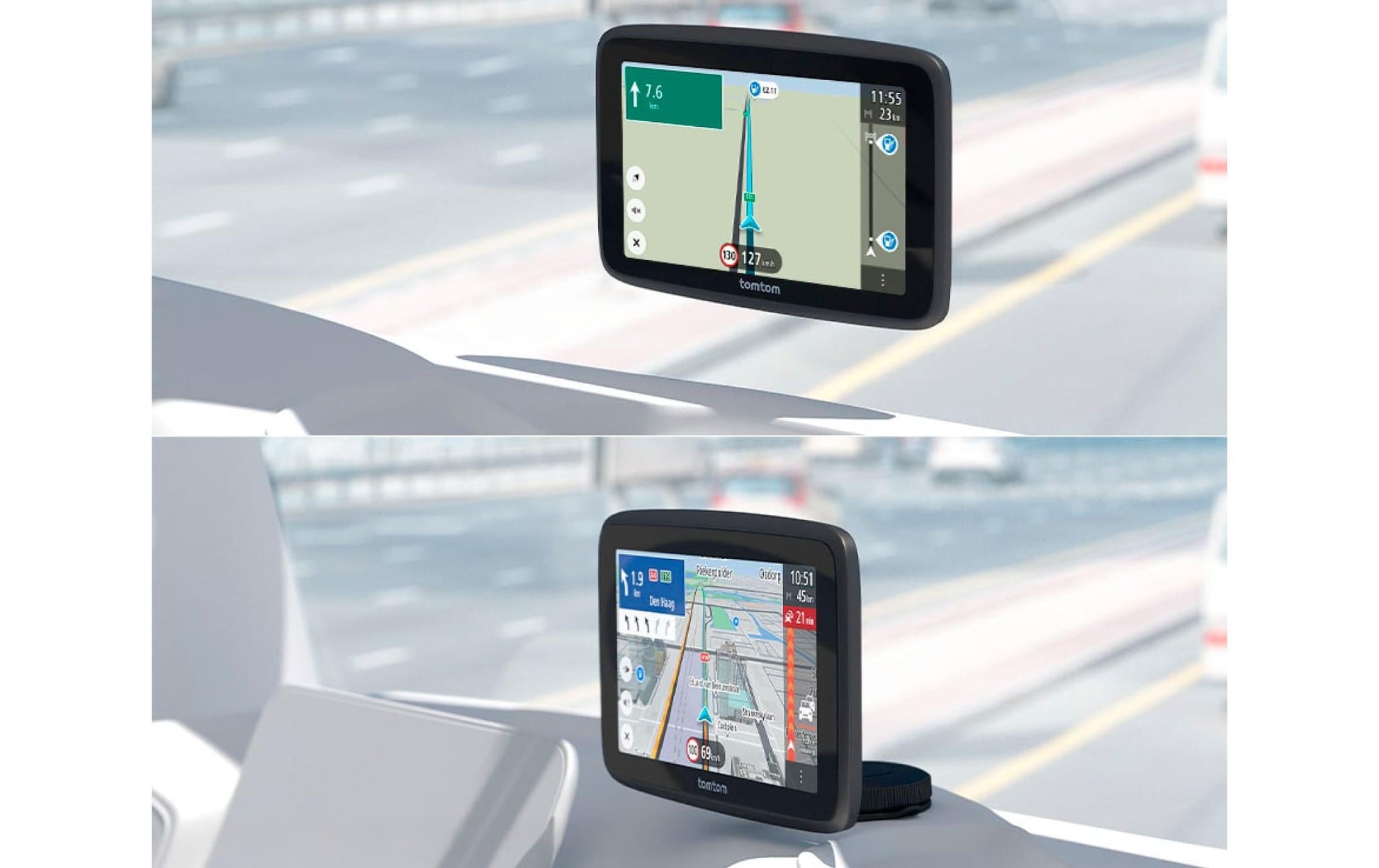 TomTom GO Camper Tour 2. Gen. – Navigationsgerät, 6" Display, 1280×720, 32 GB, WLAN, Bluetooth, Schwarz