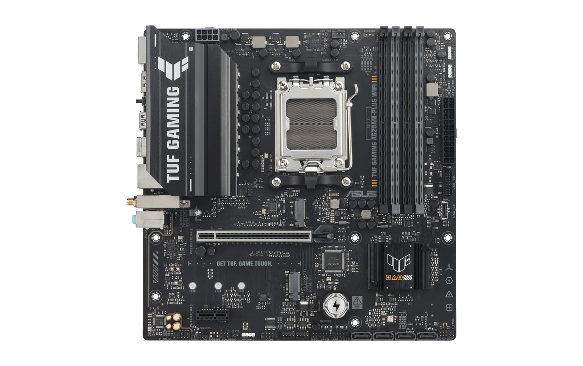 ASUS TUF GAMING A620AM-PLUS WIFI – Mainboard – AM5, AMD A620A, mATX, DDR5