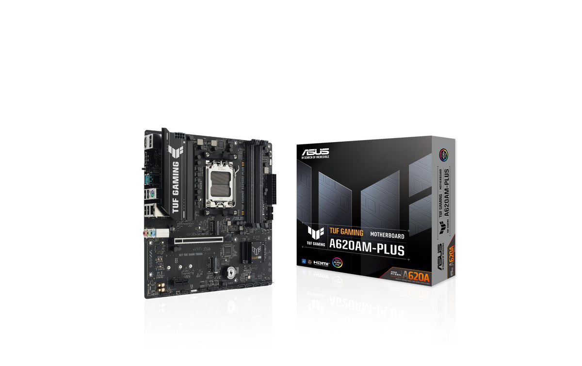 ASUS TUF GAMING A620AM-PLUS – Mainboard – Sockel AM5, AMD A620A, mATX, DDR5