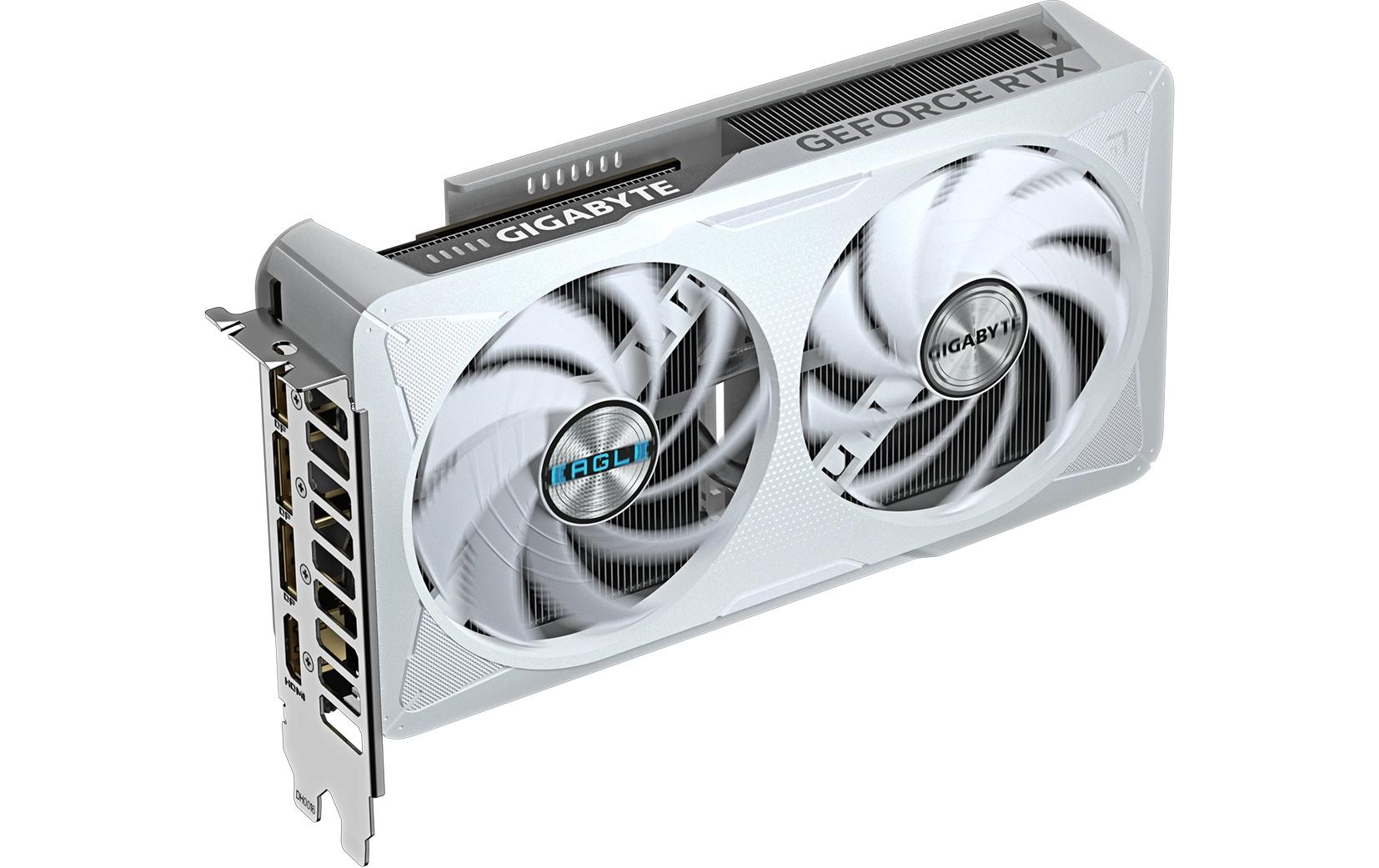 GIGABYTE GeForce RTX 5060 EAGLE OC ICE 8G – 8 GB GDDR7, PCIe 5.0, 3×DisplayPort, 1×HDMI, 109 W
