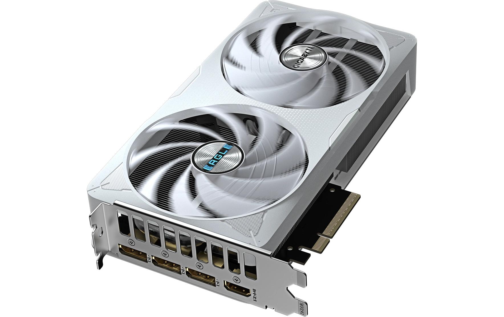 GIGABYTE GeForce RTX 5060 Ti EAGLE OC ICE 8G – PCIe Grafikkarte – 3×DP, 1×HDMI, PCIe 5.0 x8, 8 GB GDDR7, 135 W