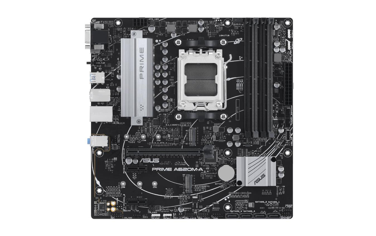 ASUS PRIME A620AM-A-CSM – Mainboard – Sockel AM5, AMD A620A, mATX, DDR5