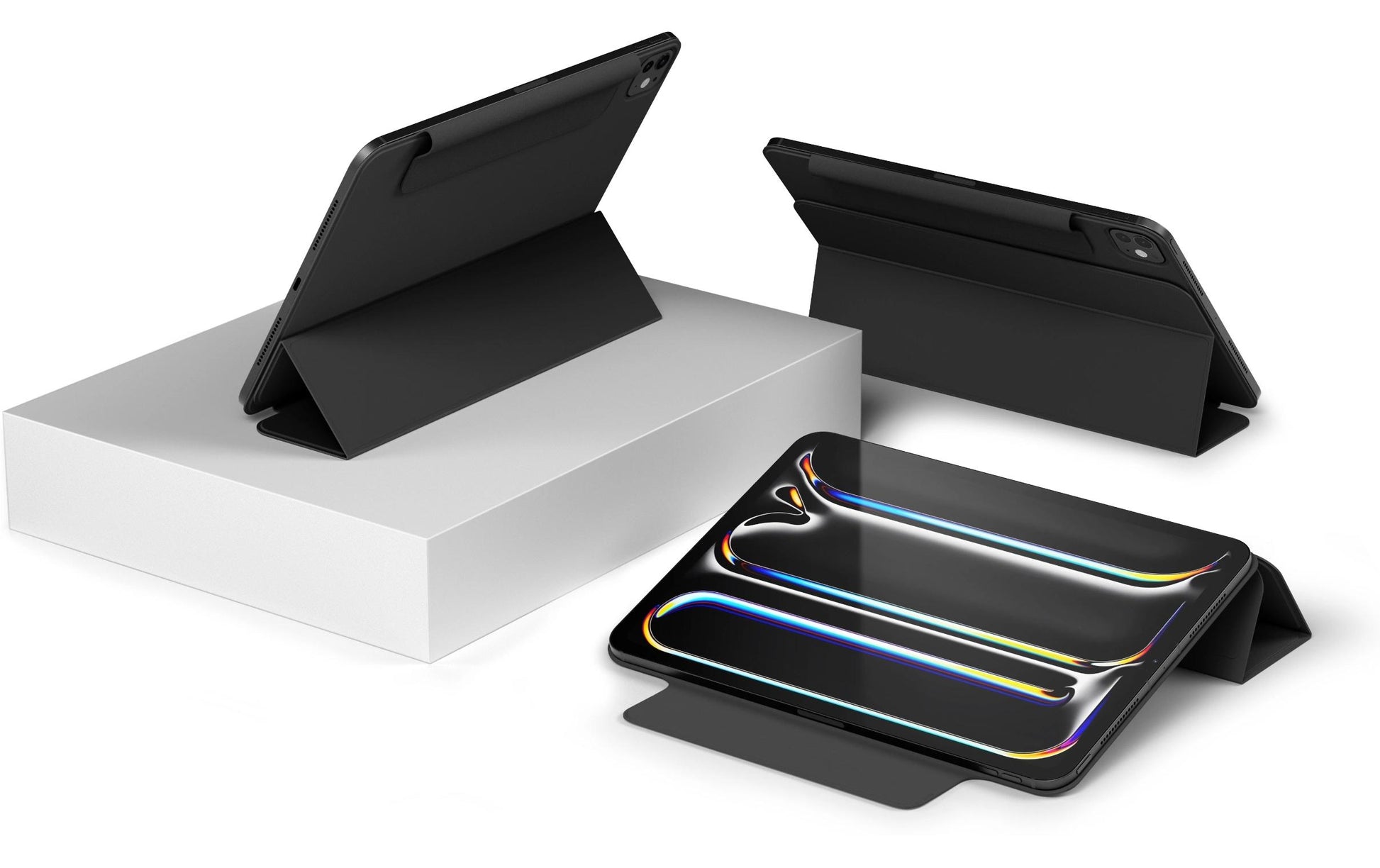 Vonmählen Foldable Folio Tablet-Hülle für iPad Pro 13" (M4, 2024) – Schwarz