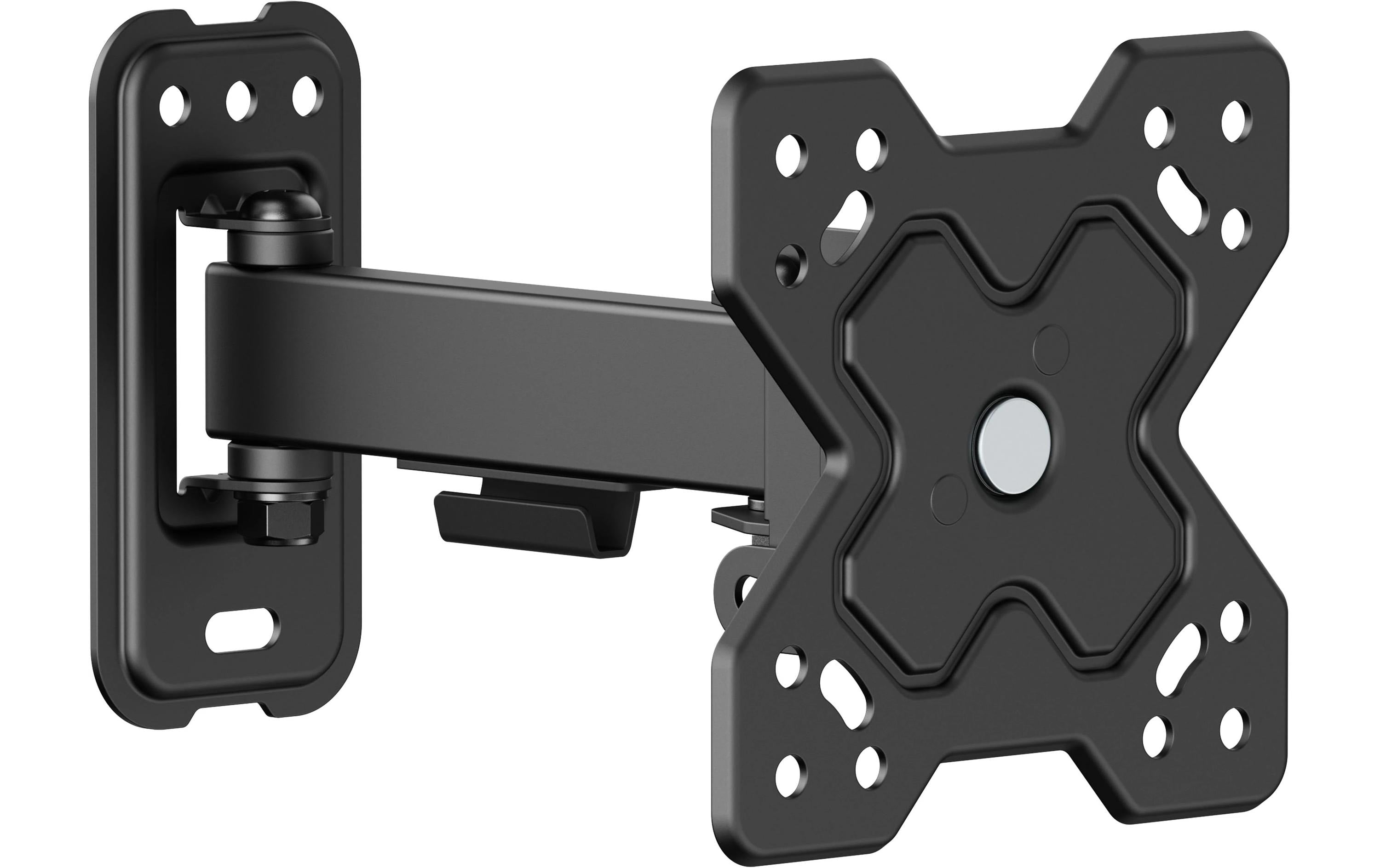 Puremounts Wandhalterung – Vollbeweglich – 20" – VESA 75×75 – bis 20 kg – Schwarz