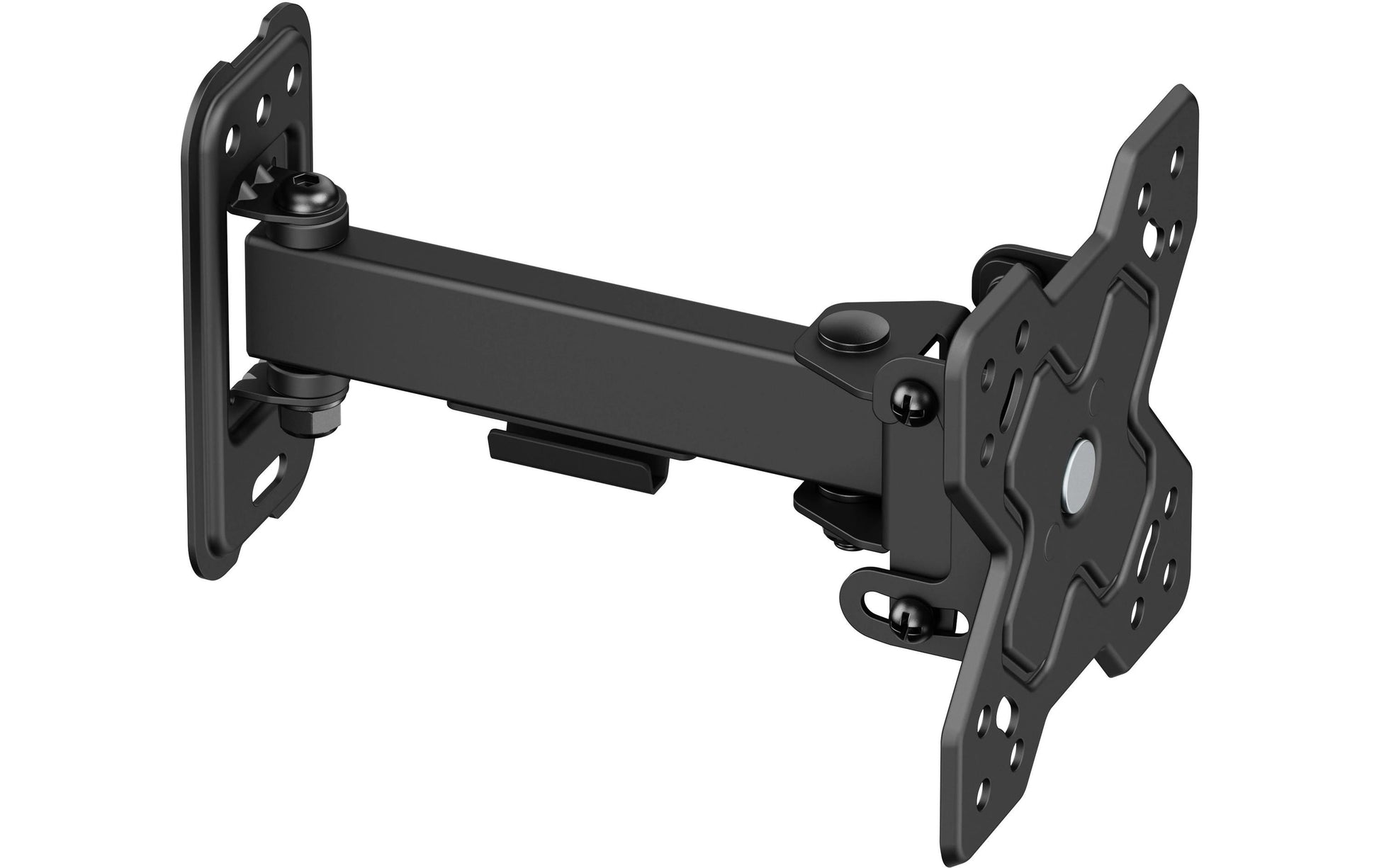 Puremounts Wandhalterung – Vollbeweglich – 20" – VESA 75×75 – bis 20 kg – Schwarz