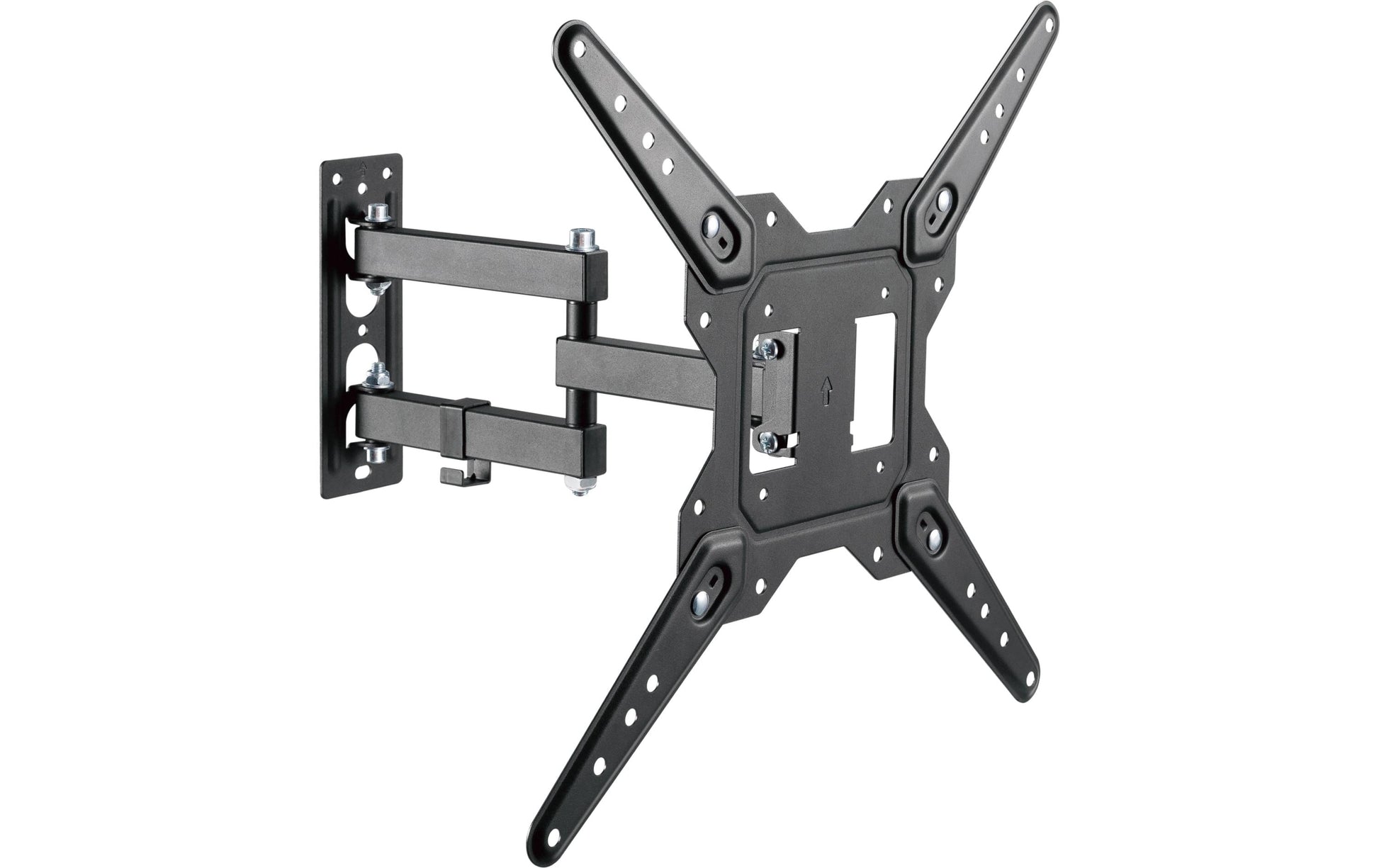Puremounts Wandhalterung, schwenkbar, VESA 400×400, schwarz
