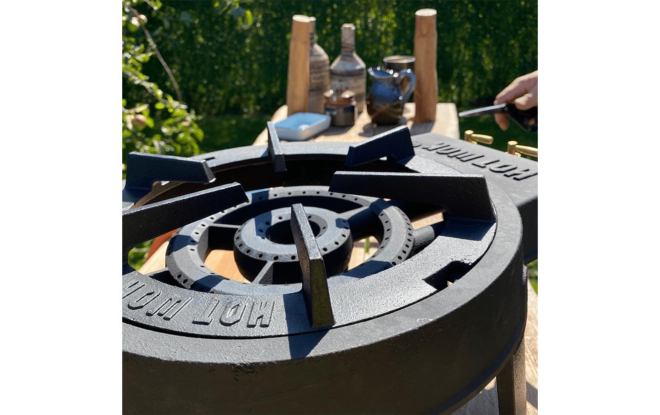 Hot wok Flacher Brennerring – für Original 7 kW, Gusseisen