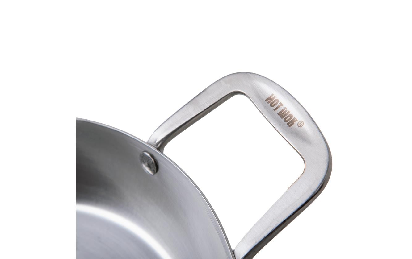 Hot wok Fonduepfanne – Ø 30 cm, Kohlenstoffstahl