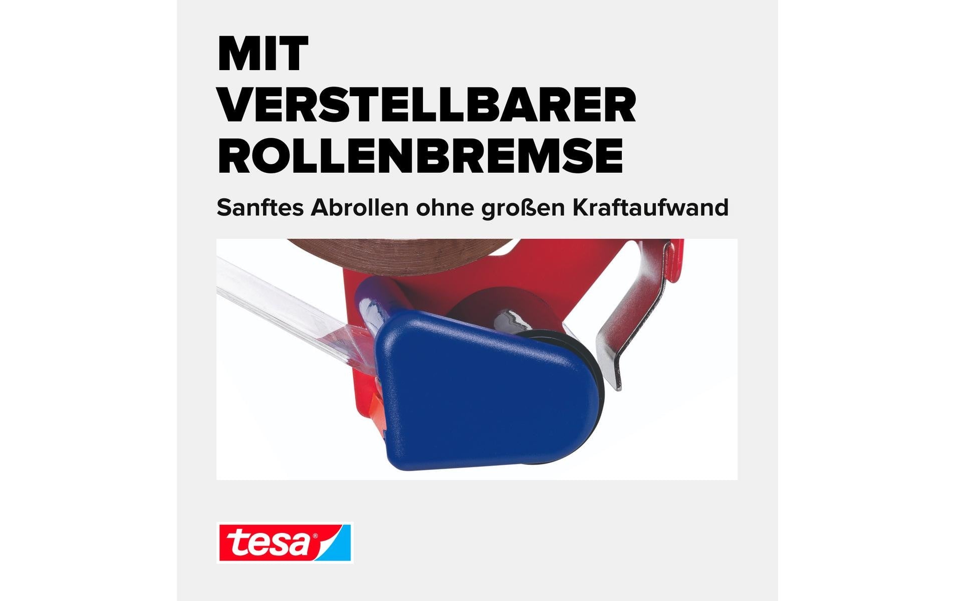 TESA Verpackungsklebeband, braun, stark – 50 mm × 66 m
