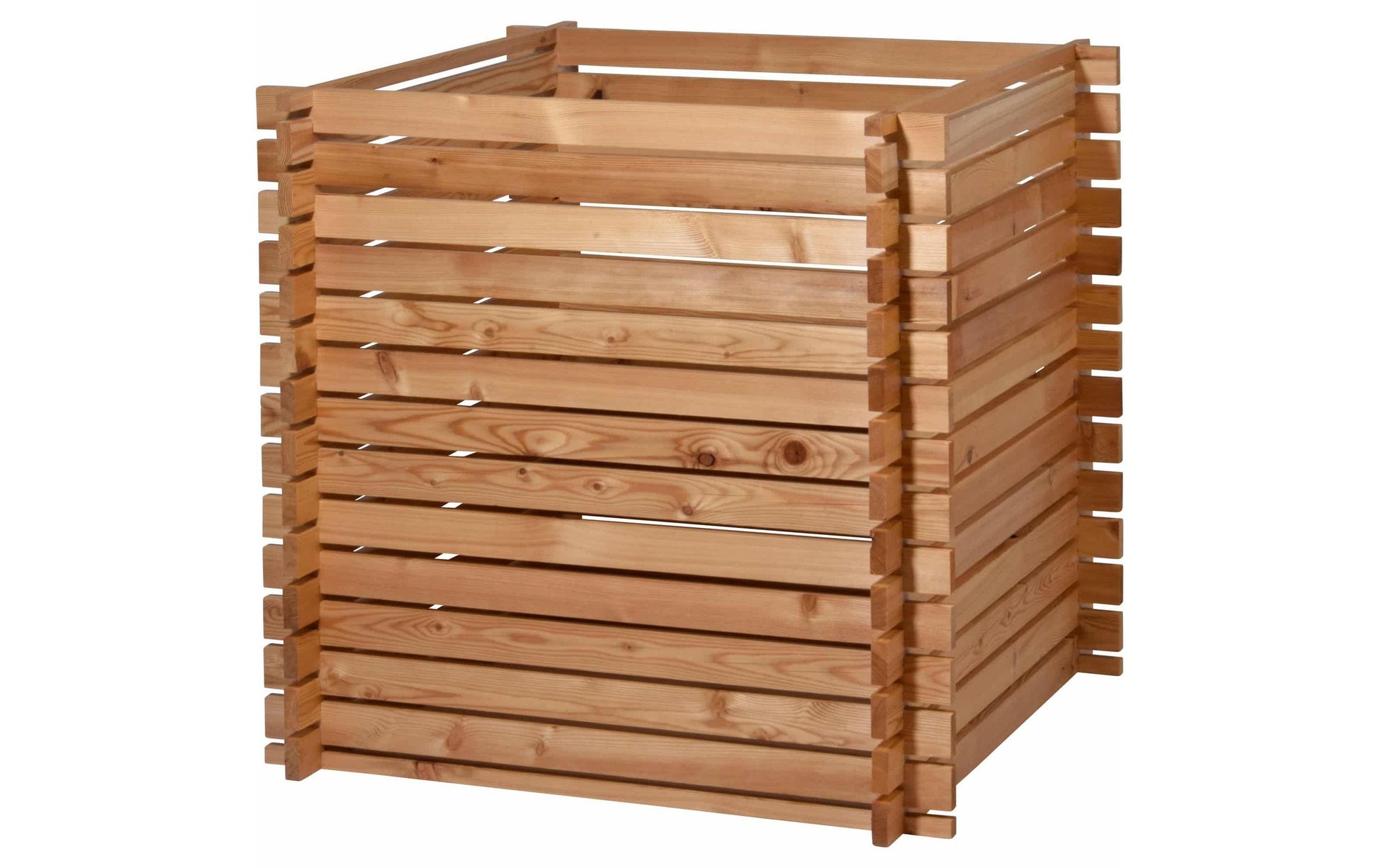 Dobar Abfalleinsatz Komposter Lärchi – 420 l, Holz, B 790 × T 790 × H 790 mm