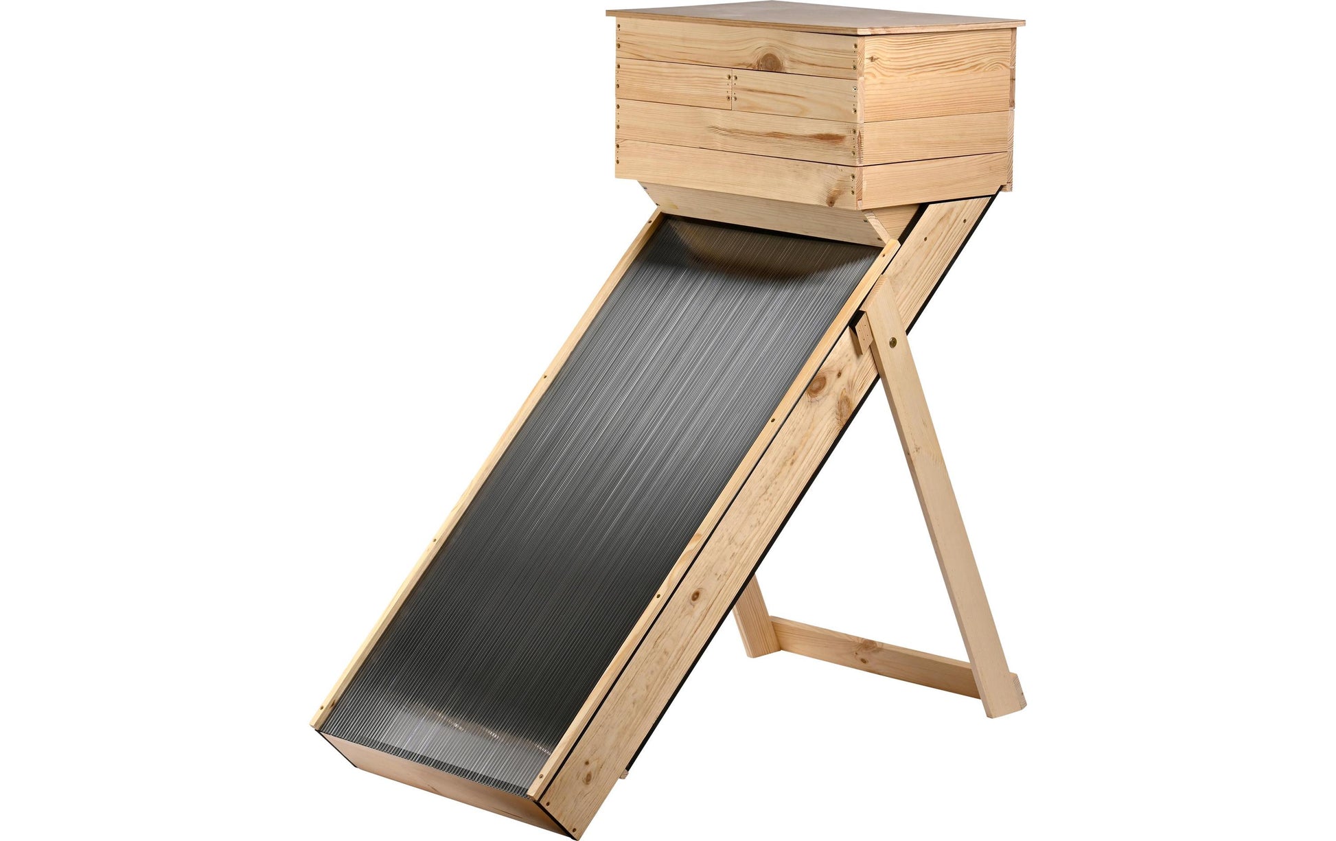 Dobar Solar-Trockner 29029FSCE – 102,5 cm × 52,5 cm × 98 cm, Kiefernholz – braun