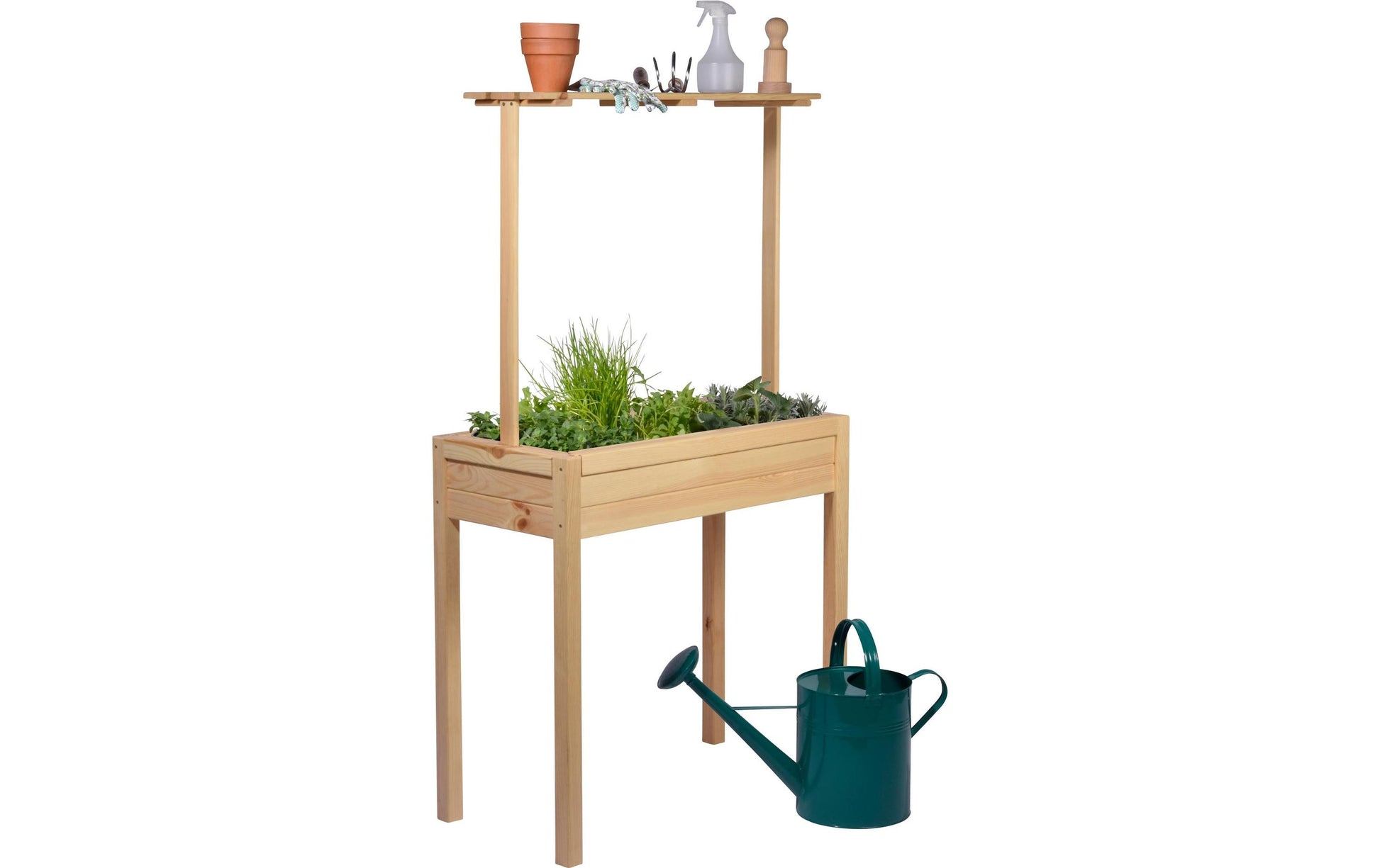 Dobar Tischübertopf – 80 × 145 × 40 cm – Kiefernholz, braun