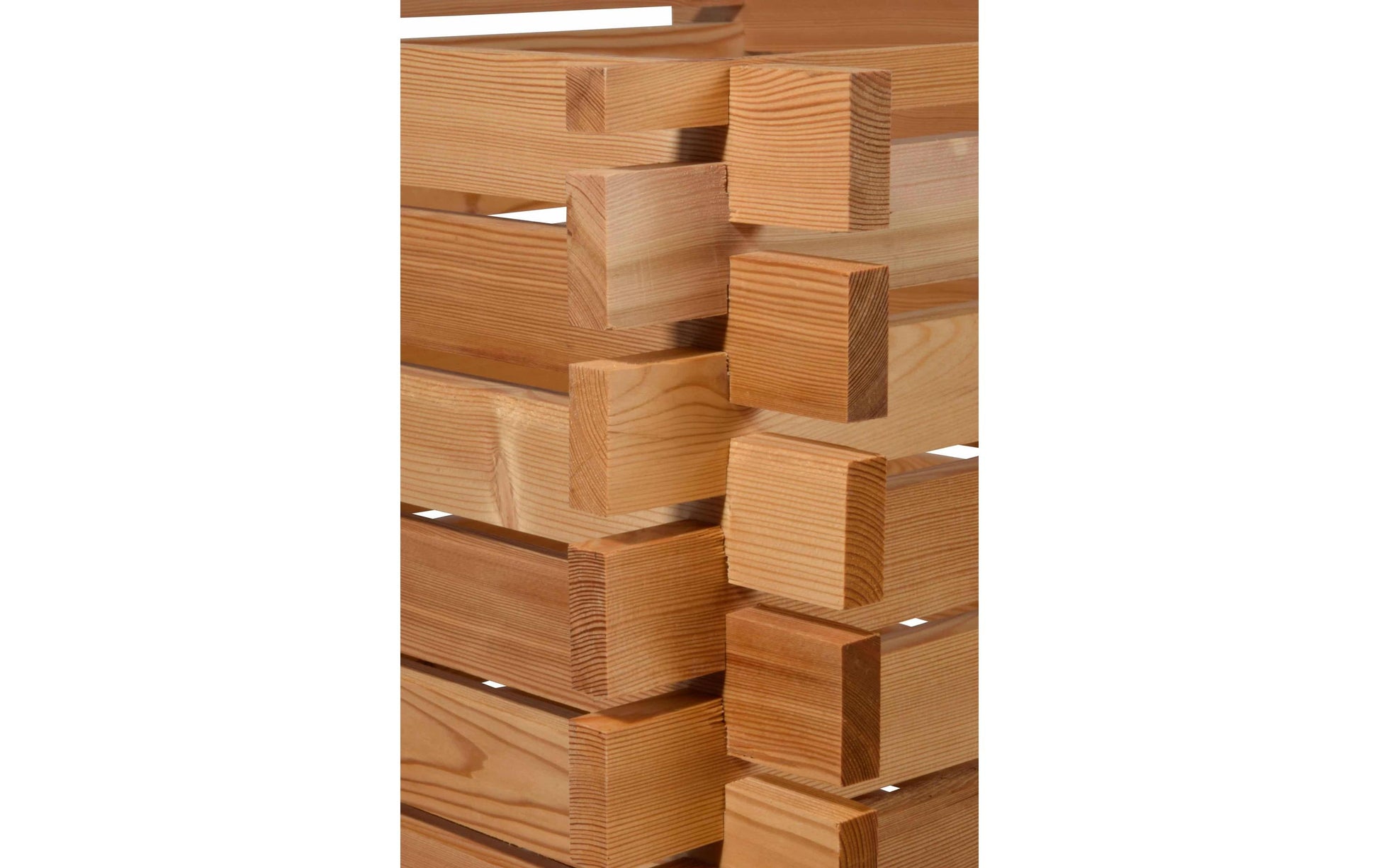 Dobar Abfalleinsatz Komposter Lärchi – 420 l, Holz, B 790 × T 790 × H 790 mm