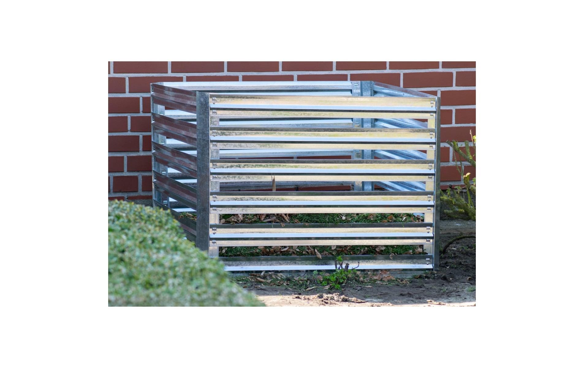 Dobar Komposteimer Muck – 500 l – Stahl (galvanisiert) – Schwarz – Wetterfest