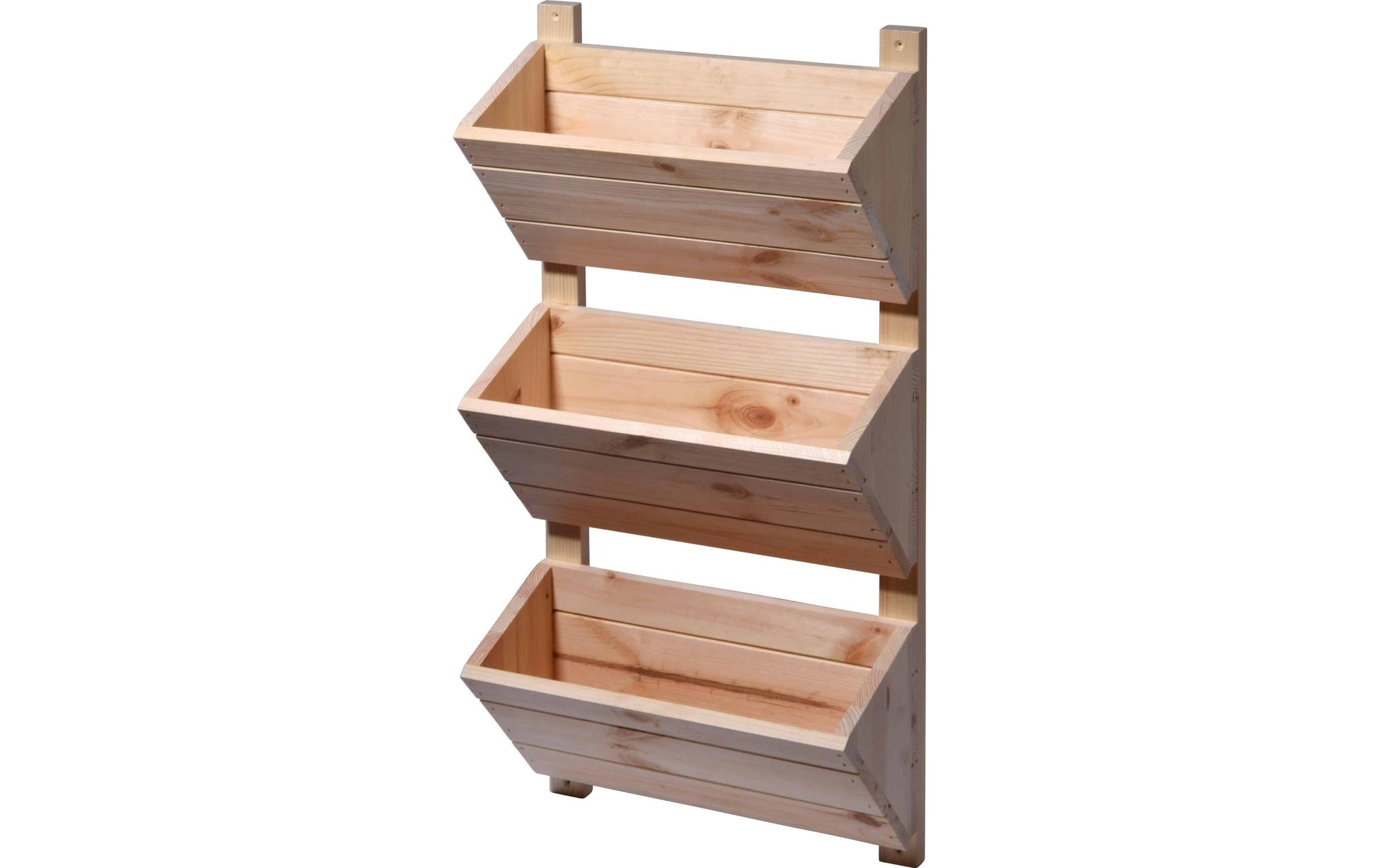 Dobar Wand-Pflanzbeet – 38 × 79 × 17,5 cm – Kiefernholz, natur