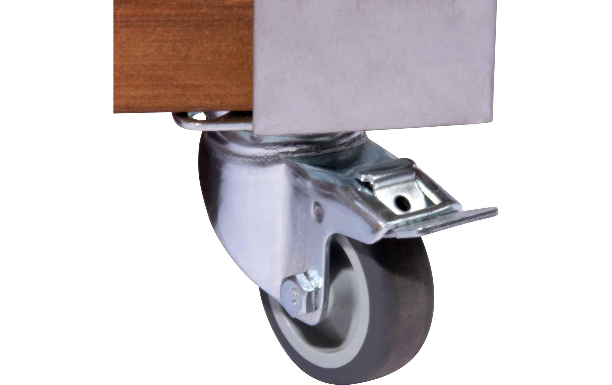 Dobar Pflanzgefäss – 78 × 52 × 40,5 cm – Kiefernholz & Metall & Kunststoff, Braun
