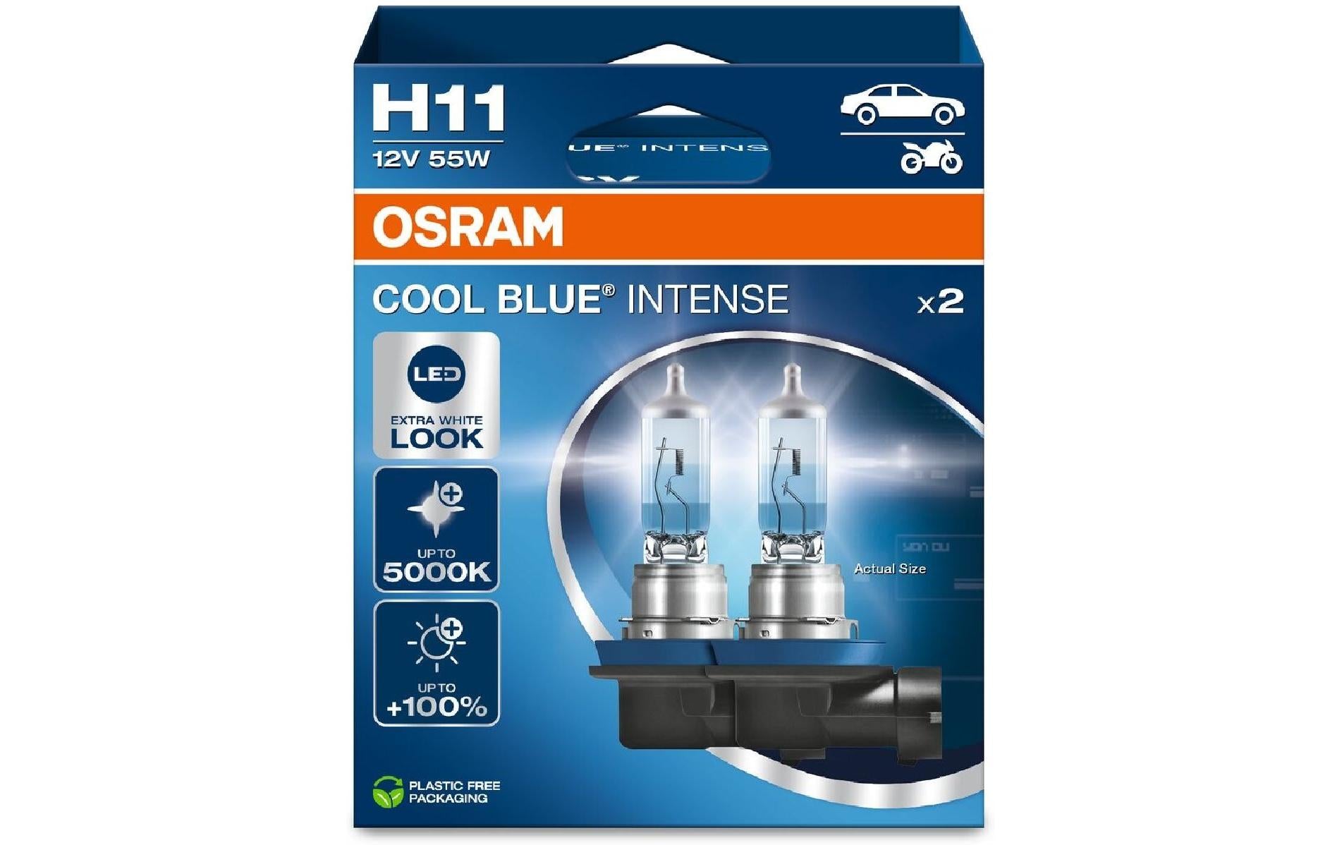 Osram Leuchtmittel PGJ19-2 – 1350 lm, 5000 K, 55 W – 2er-Pack