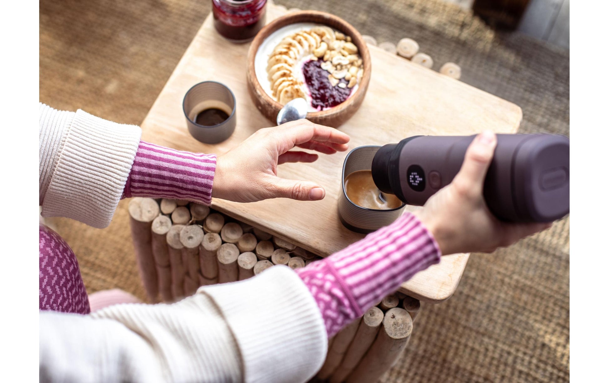 Wacaco Kapselmaschine – für Nespresso, 0,1 l, schwarz/chrom