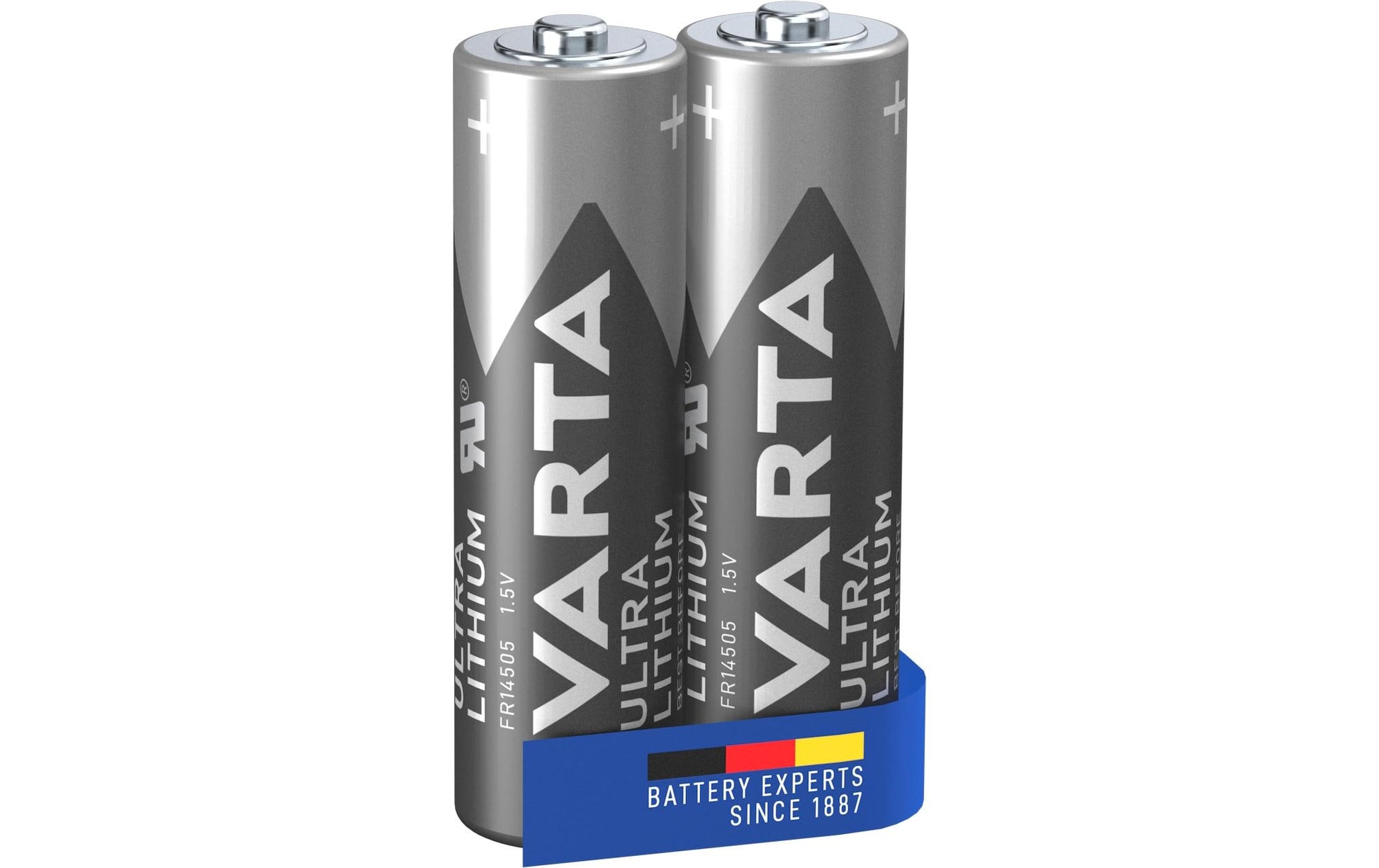 Varta AA Batterien, Lithium-Mangandioxid, 1,5 V – 2 Stk.