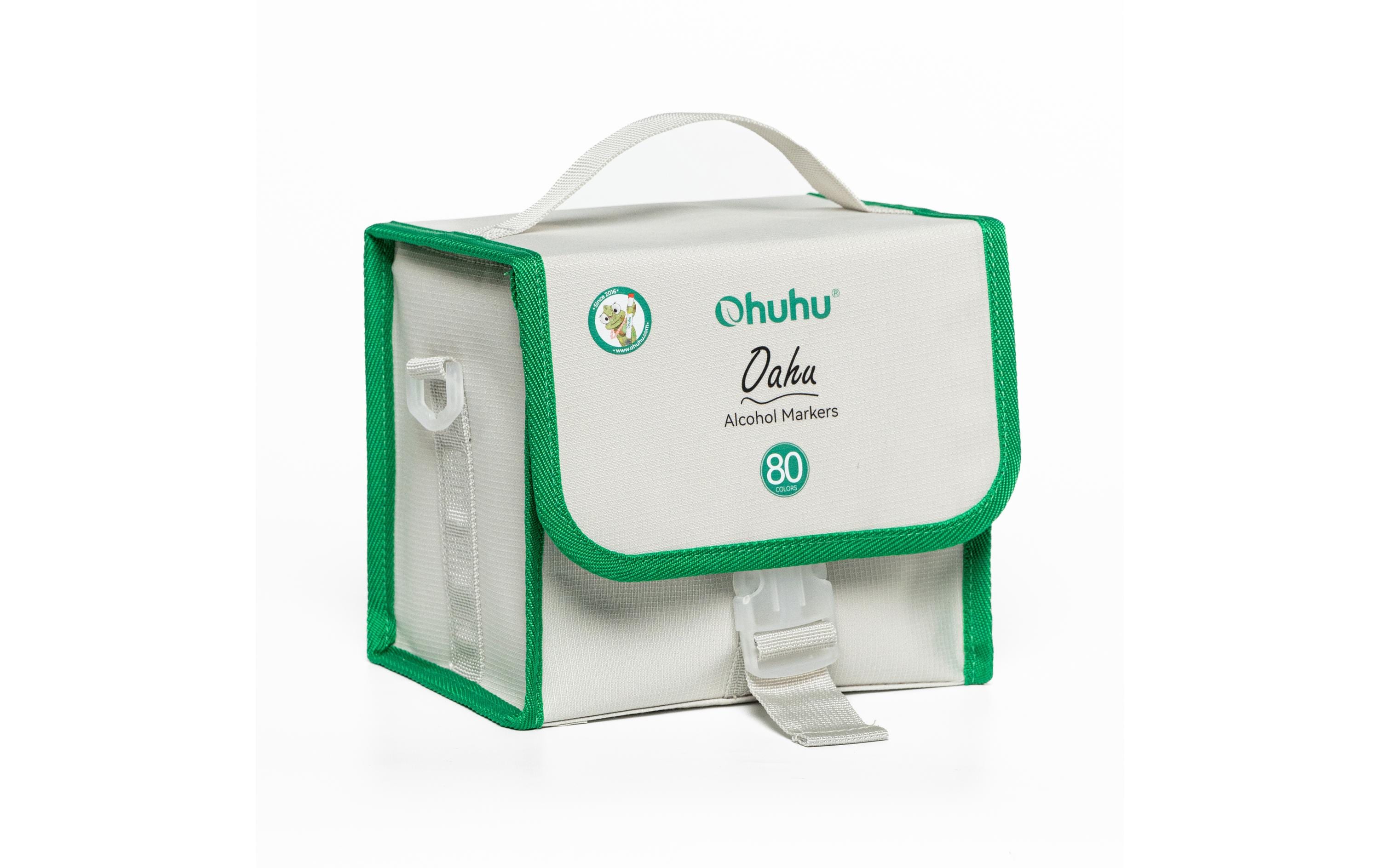 Ohuhu Oahu Permanentmarker – Mehrfarbig, 80er-Set – für Kunststoff