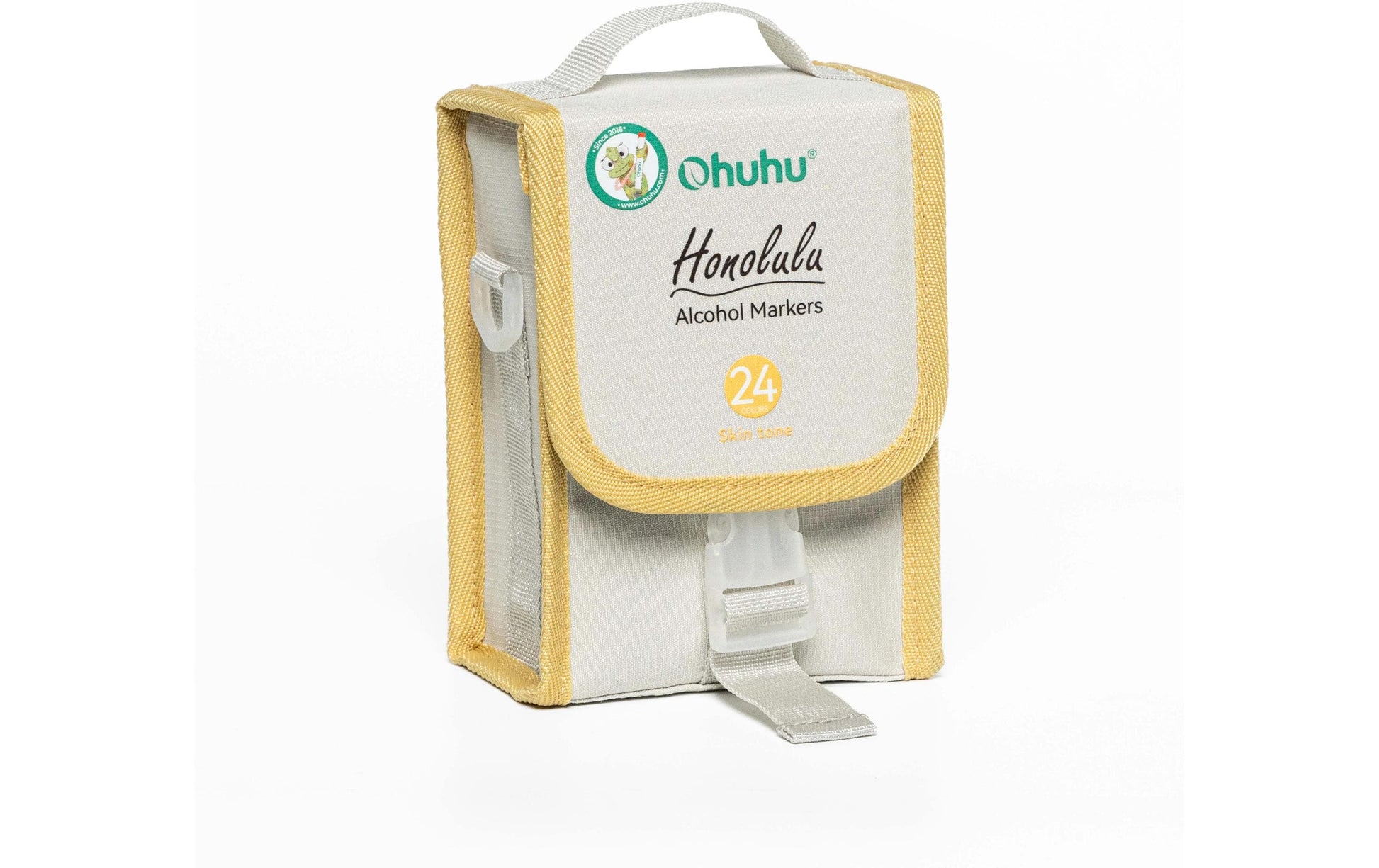 Ohuhu Honolulu Permanentmarker – Doppeltspitze – Hautfarbentöne – 24er-Set – für Kunststoff