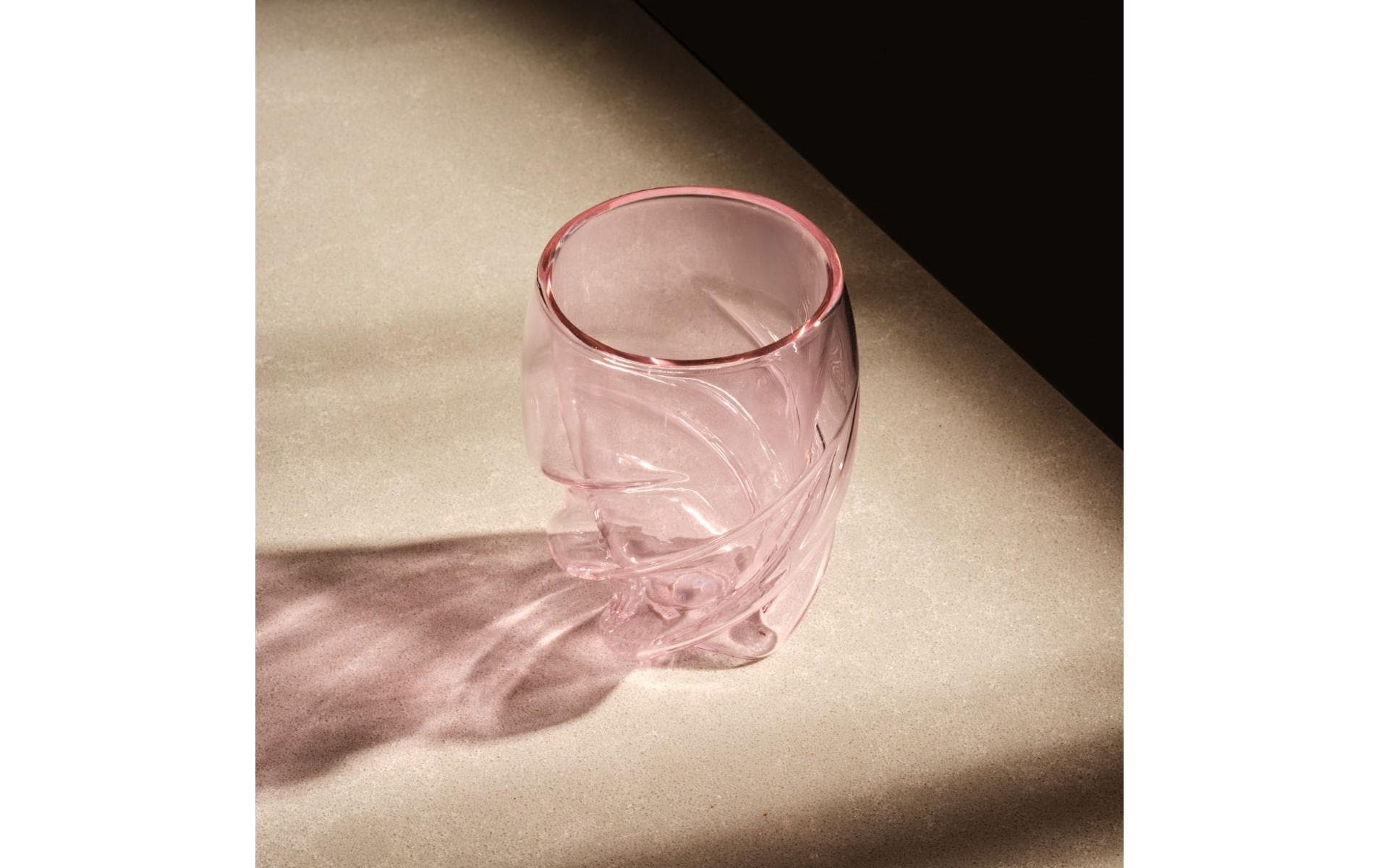 Bodum PAVINA Doppelwandglas – 0,27 l, Borosilikatglas, Pink, 2 Stück