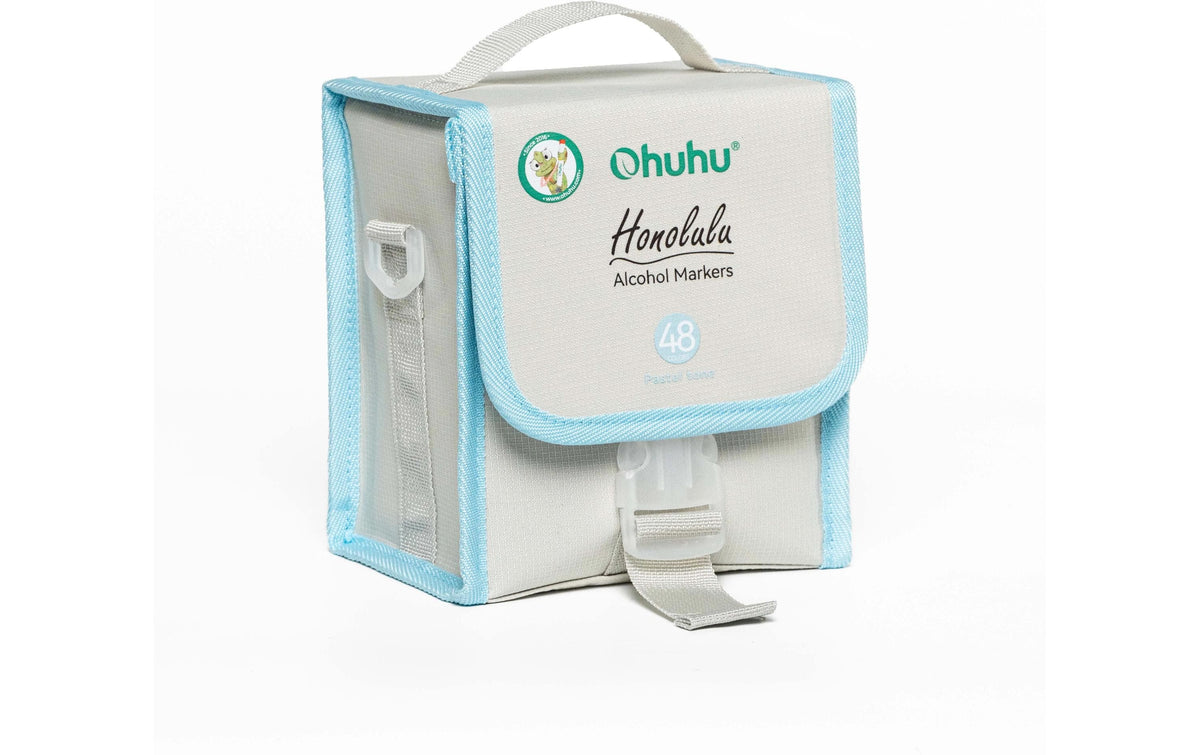 Ohuhu Honolulu Permanentmarker – Doppeltspitze – Pastell, 48er-Set