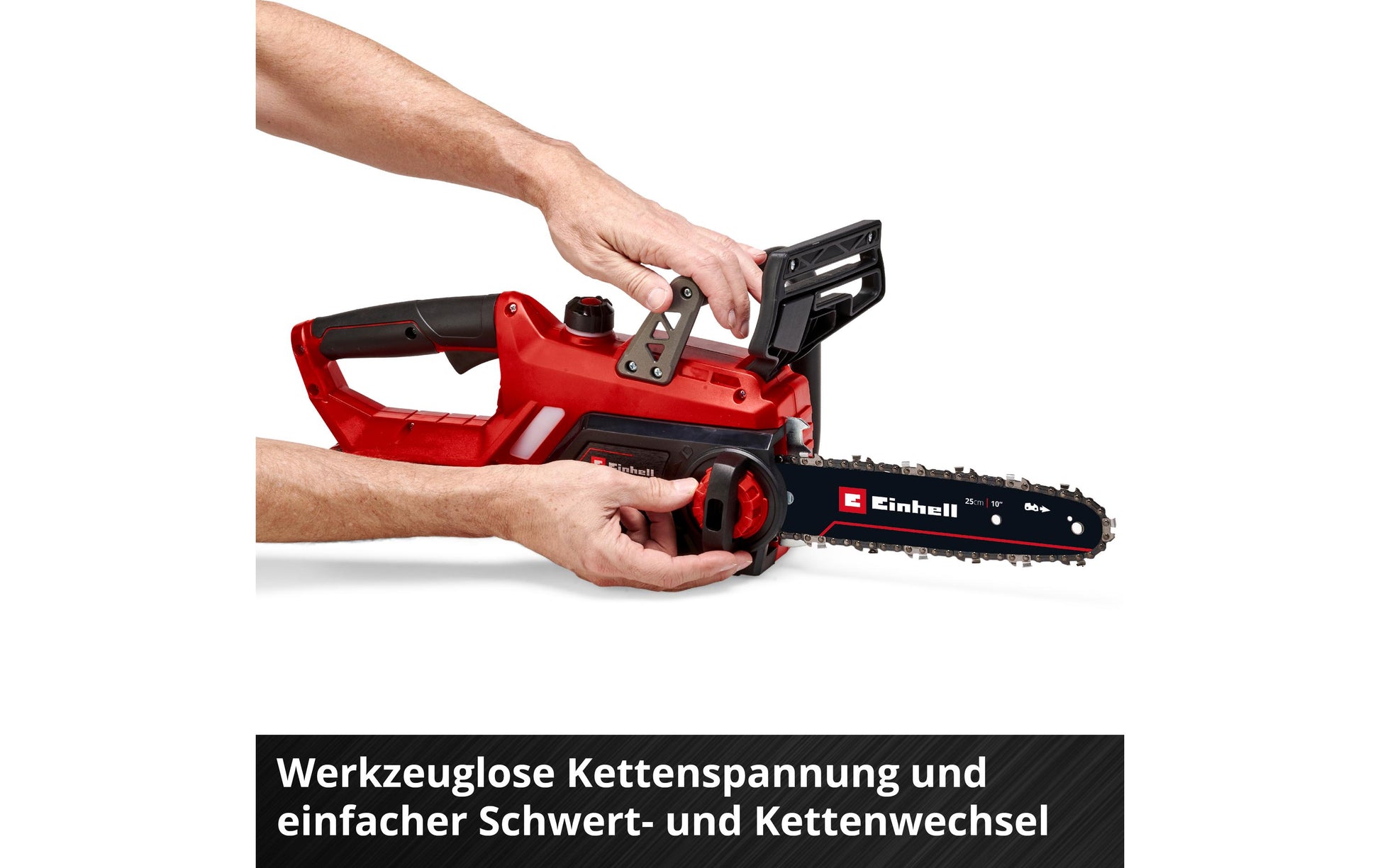 Einhell GE-LC 18 Li Akku-Kettensäge – 18 V – Schwertlänge 250 mm – inkl. Akku & Ladegerät – Power X-Change