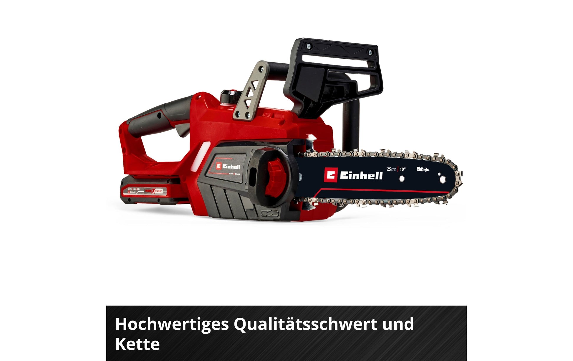 Einhell GE-LC 18 Li Akku-Kettensäge – 18 V – Schwertlänge 250 mm – Solo – Power X-Change