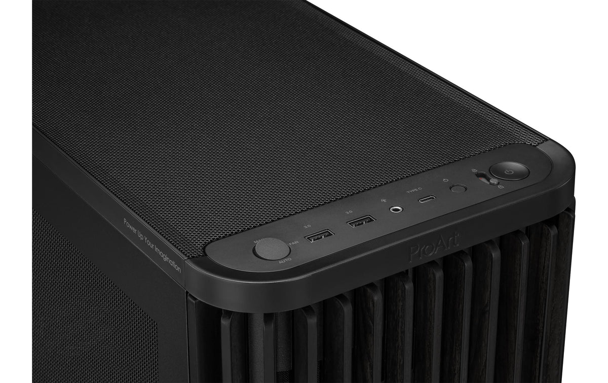 ASUS ProArt PA401 – PC-Gehäuse (Mid-Tower) – Schwarz, ATX, 315 mm, 2×3,5", 2×2,5", USB-C 3.2 Gen2x2