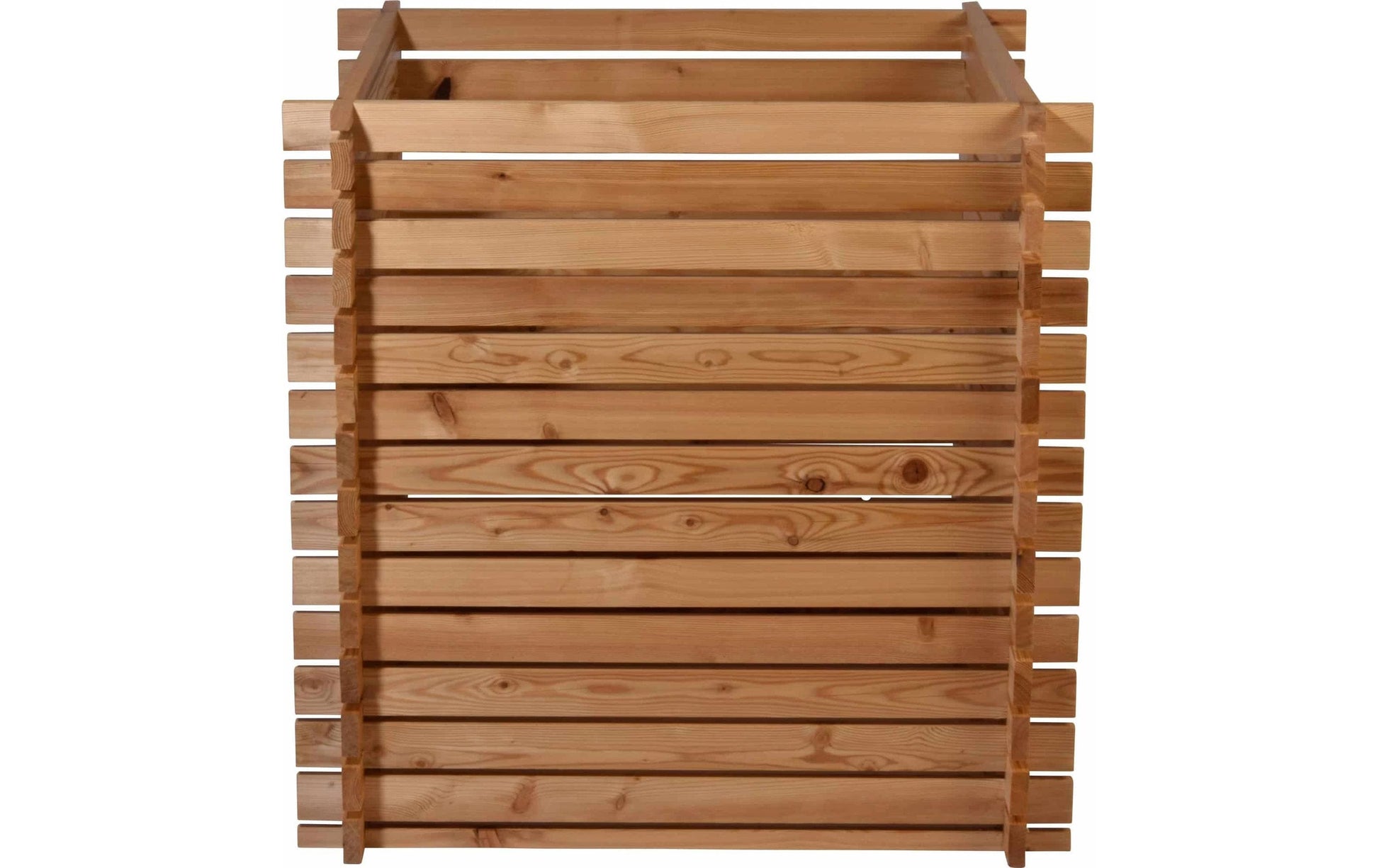 Dobar Abfalleinsatz Komposter Lärchi – 420 l, Holz, B 790 × T 790 × H 790 mm